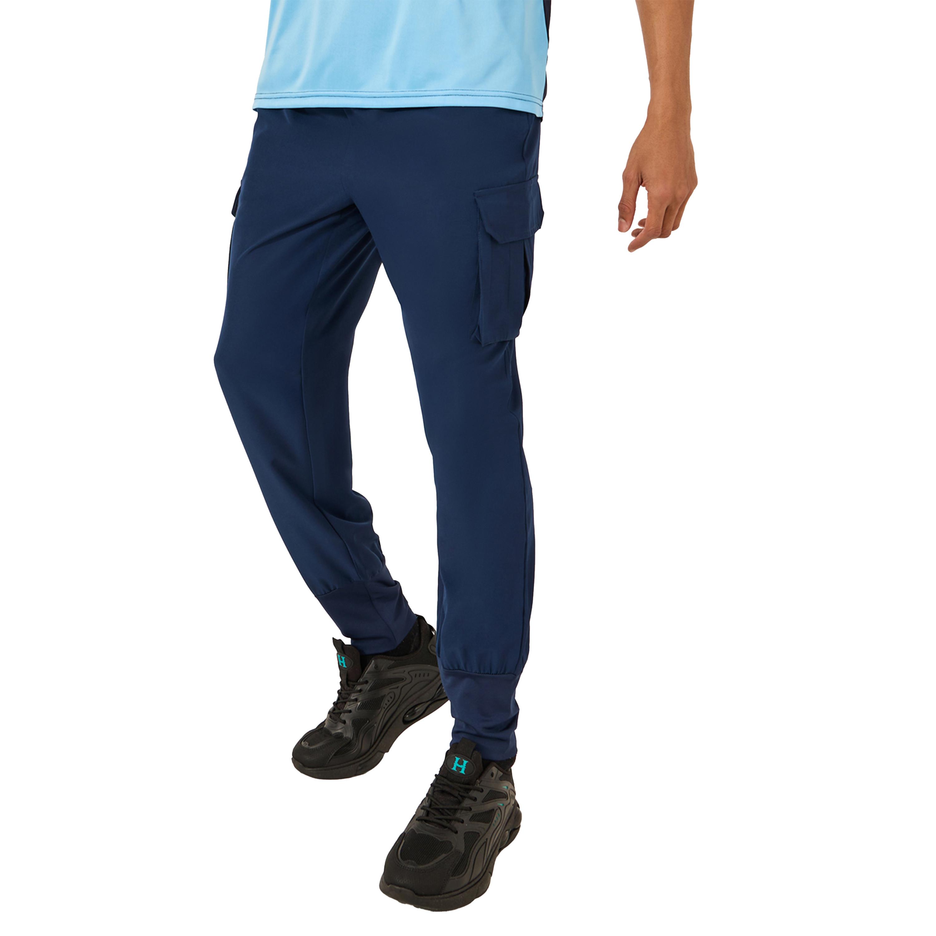 ستايلي -  بنطال رياضي للجري تصميم منسوج سادة-men-clothing-sportswearandactivewear-bottoms-joggers-image-5