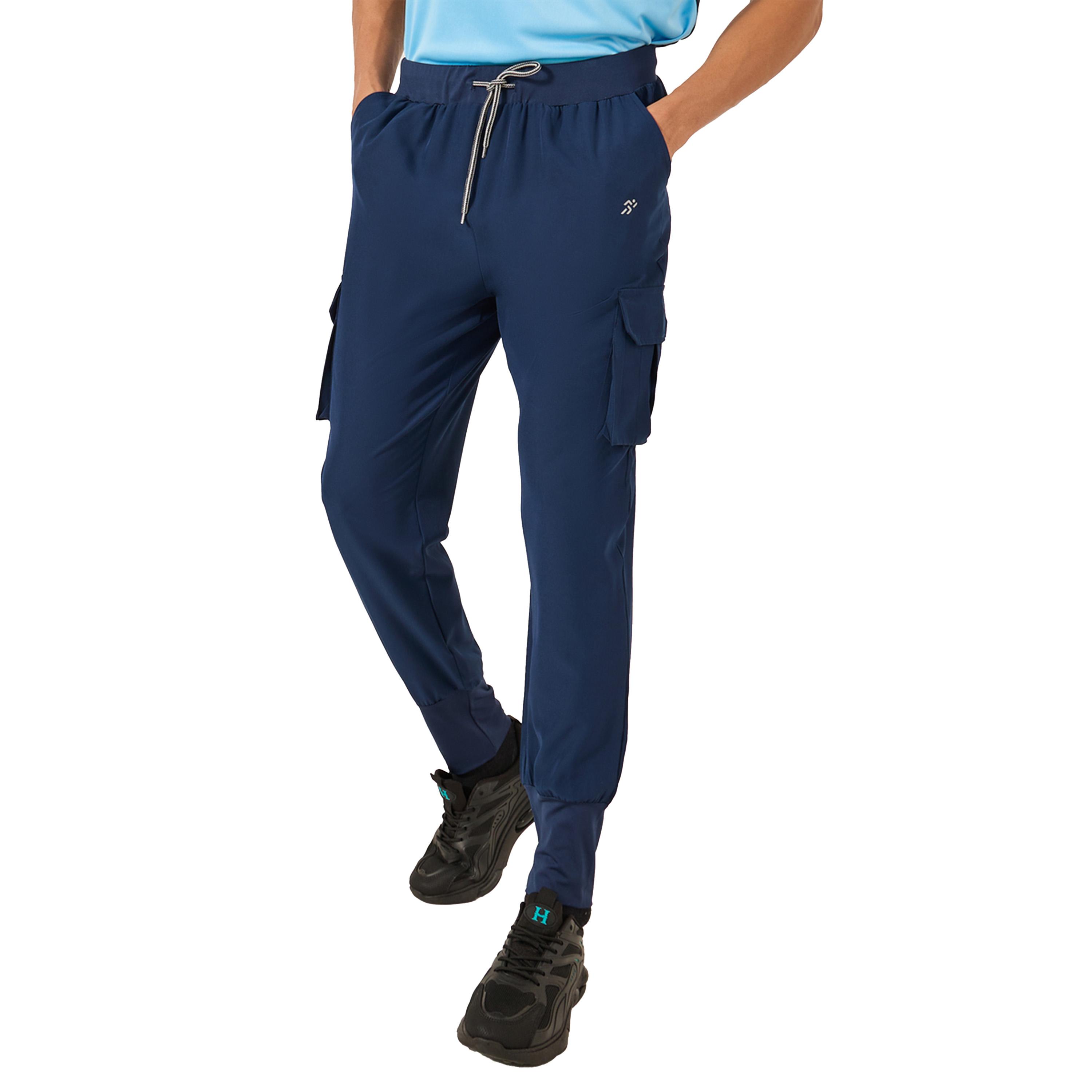 ستايلي -  بنطال رياضي للجري تصميم منسوج سادة-men-clothing-sportswearandactivewear-bottoms-joggers-image-3