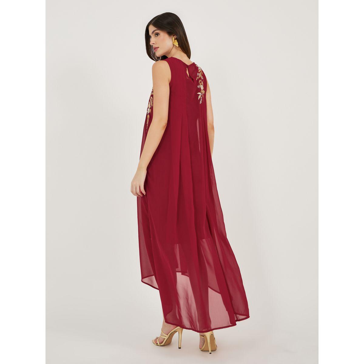 Embroidered Sleeveless Shift Maxi Dress-women-clothing-dresses-image-5