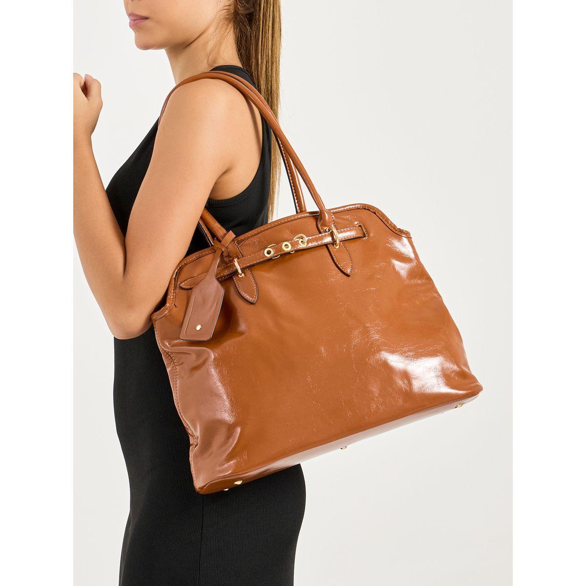 Styli Solid Dual Strap Shoulder Bag-women-bagsandwallets-handbags-image-2
