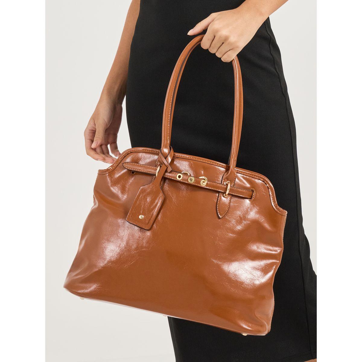 Styli Solid Dual Strap Shoulder Bag-women-bagsandwallets-handbags-image-4