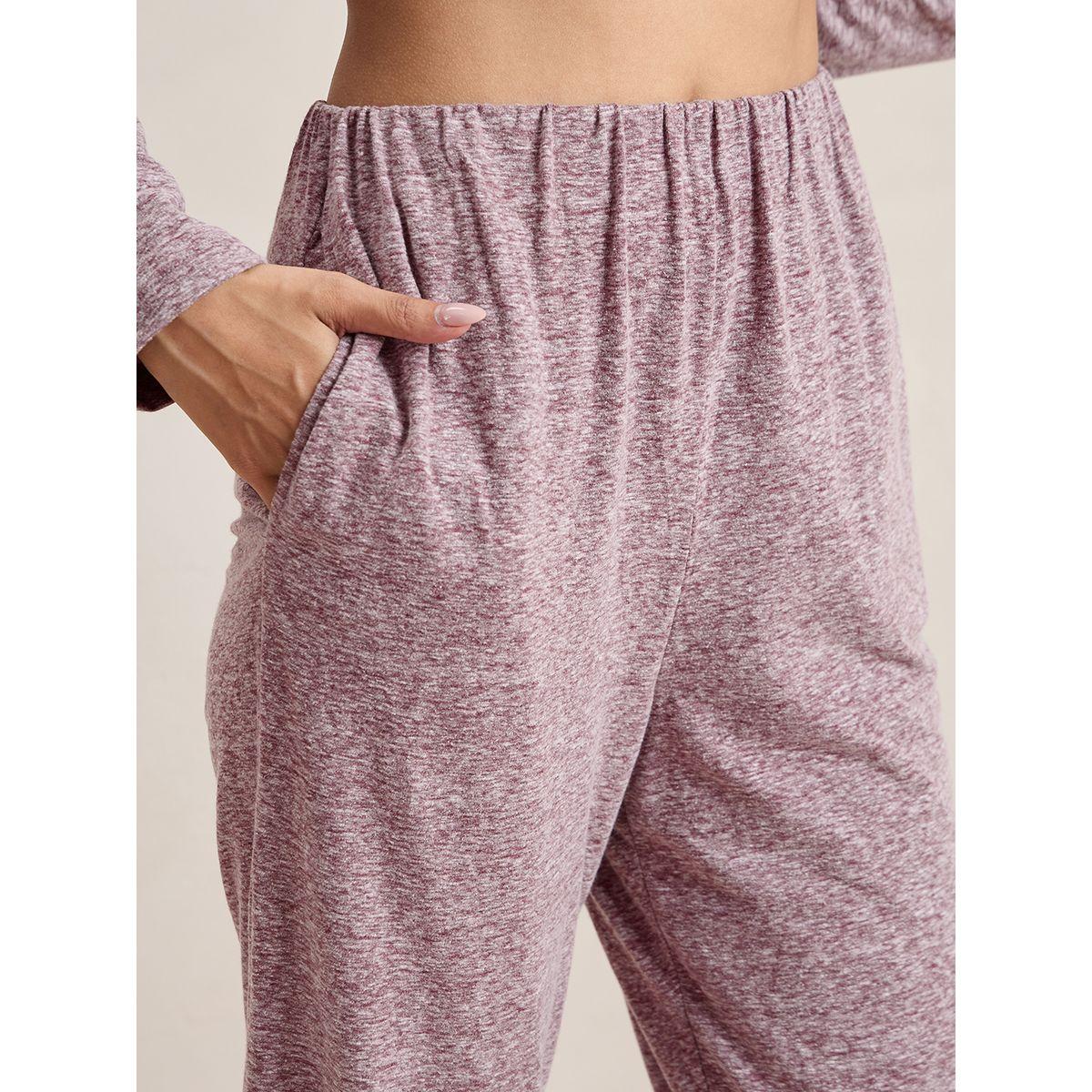 Femmella X Styli  Melange Button Down Top & Pants Co-Ords-women-clothing-coordsets-image-9
