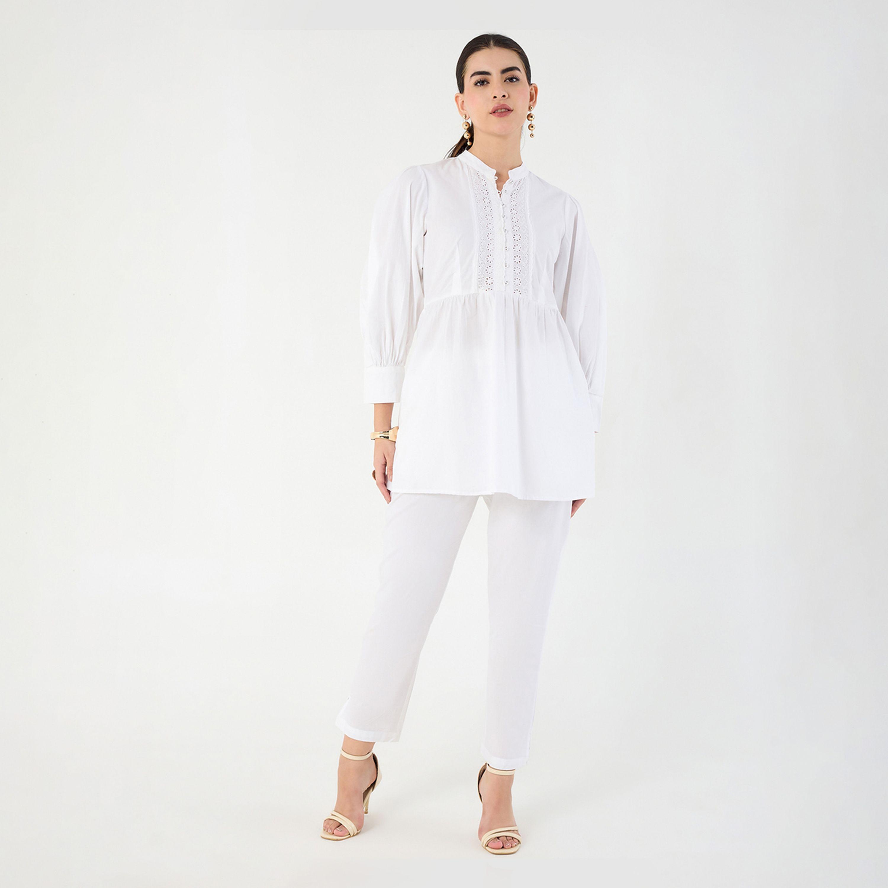 Femmella X Styli  Cotton Poplin Lace Detail Top-women-clothing-shirtsandblouses-blouses-image-2