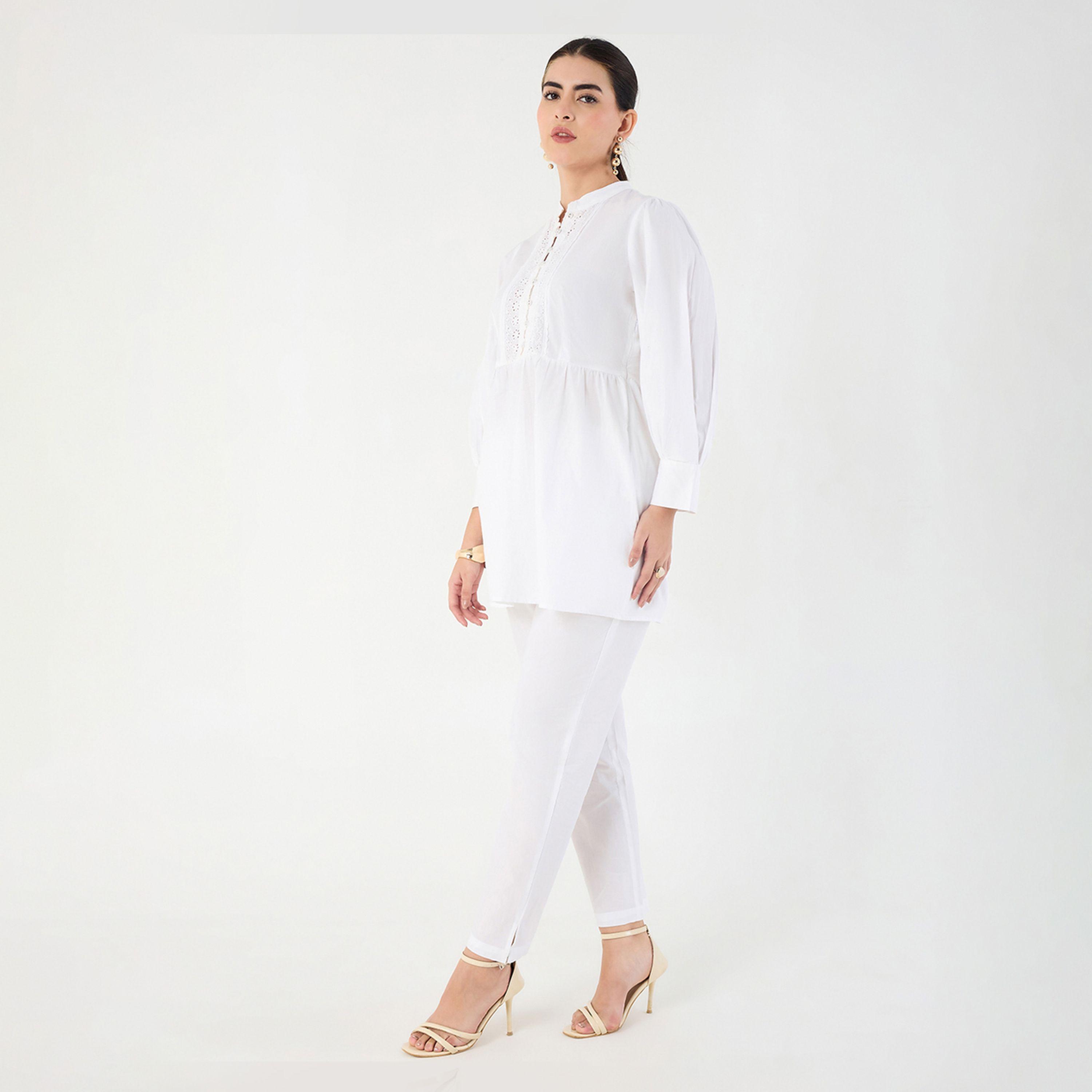Femmella X Styli  Cotton Poplin Lace Detail Top-women-clothing-shirtsandblouses-blouses-image-3