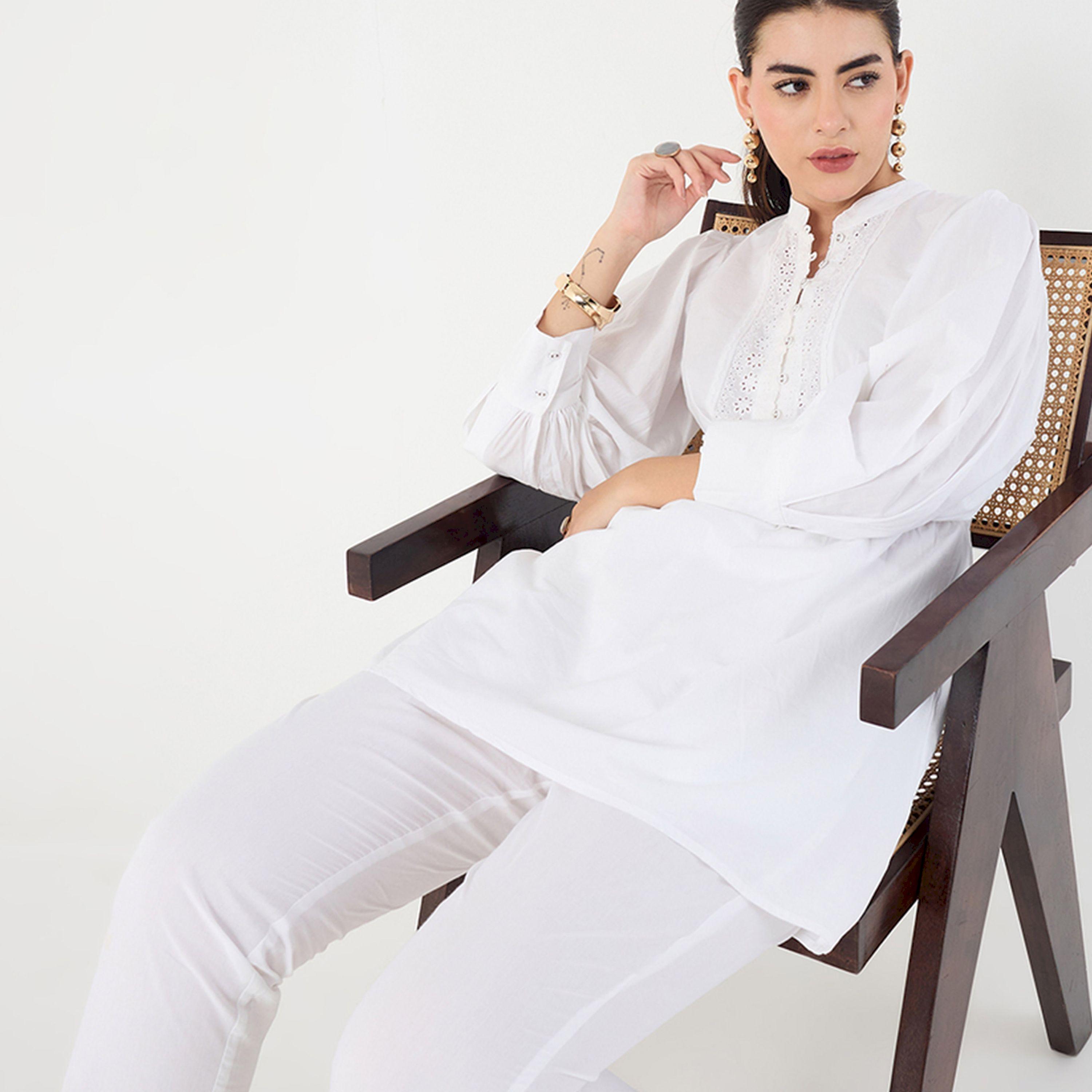 Femmella X Styli  Cotton Poplin Lace Detail Top-women-clothing-shirtsandblouses-blouses-image-6