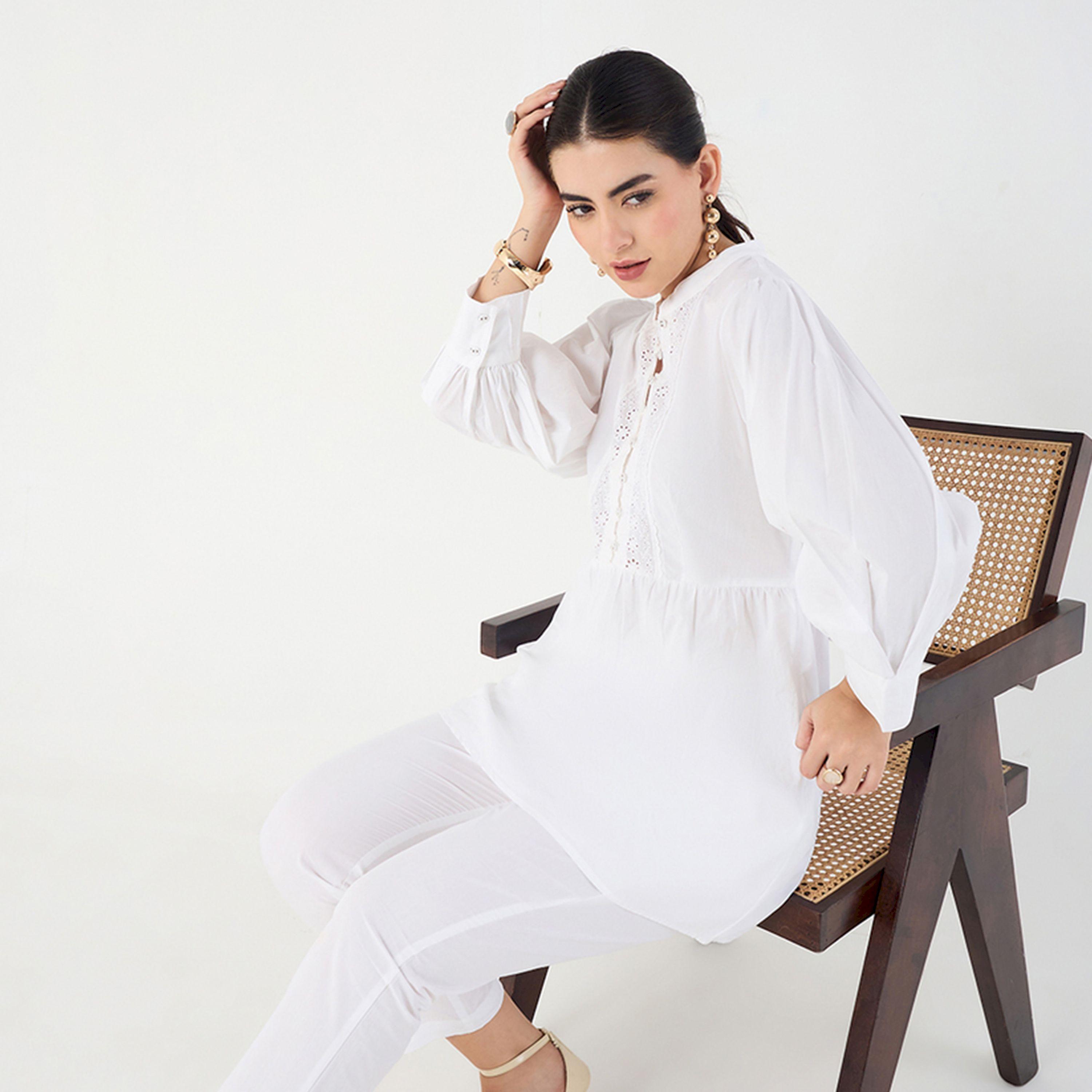 Femmella X Styli  Cotton Poplin Lace Detail Top-women-clothing-shirtsandblouses-blouses-image-7