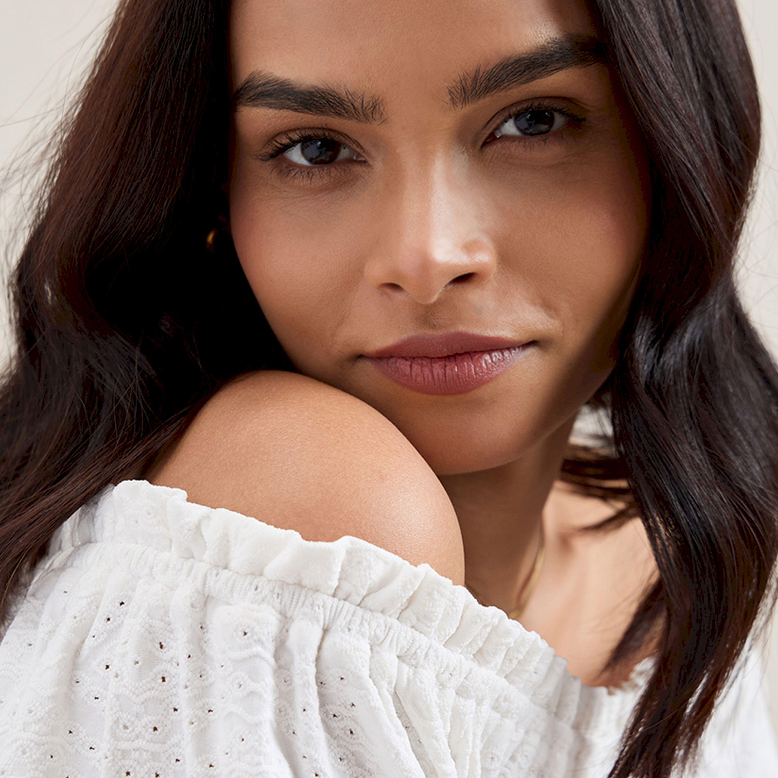 Femmella X Styli  Knitted Schiffli Off Shoulder Neck Top-women-clothing-shirtsandblouses-blouses-image-1