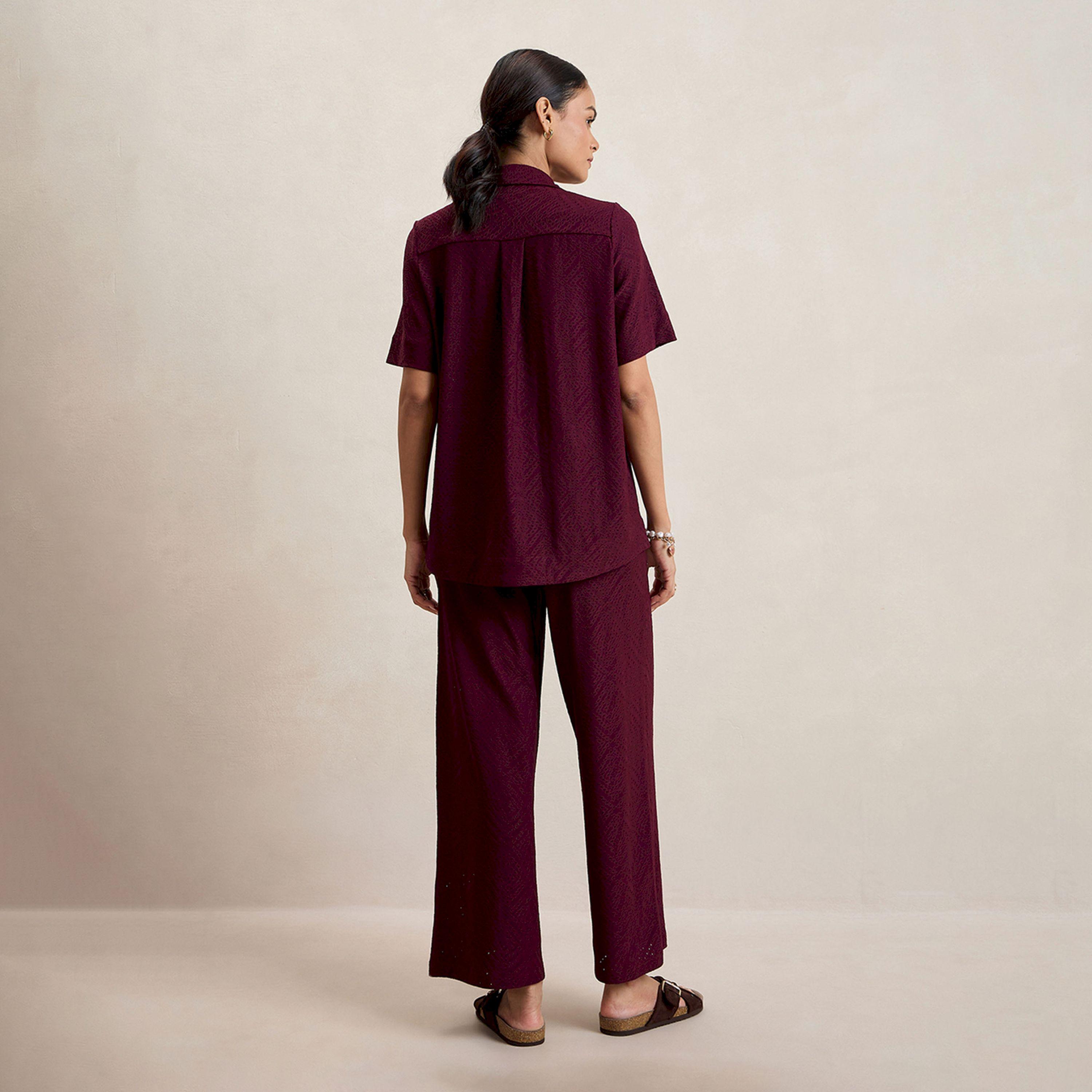 بلوزة شيفلي محبوكة بأزرار غلق فِميلا × ستايلي-women-clothing-shirtsandblouses-shirts-image-7