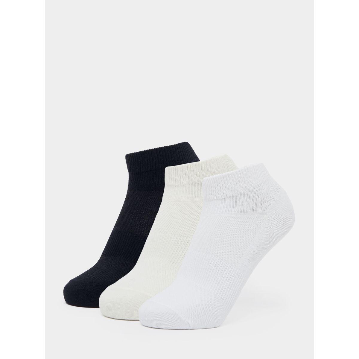 Styli Pack of 3 - Solid Ankle Length Socks-women-socksandstockings-image-1