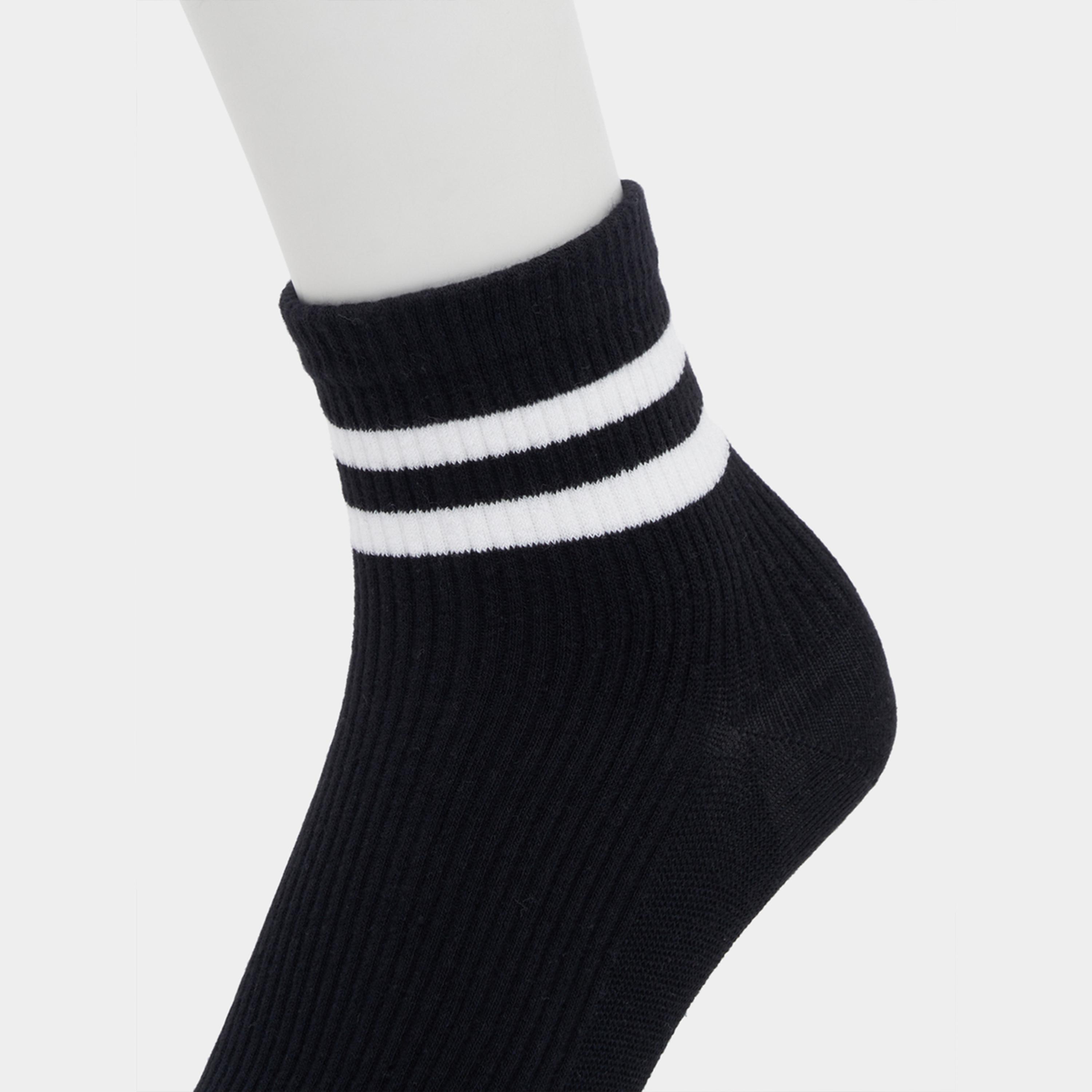 Styli Pack of 2 - Striped Ankle Length Socks-women-socksandstockings-image-5