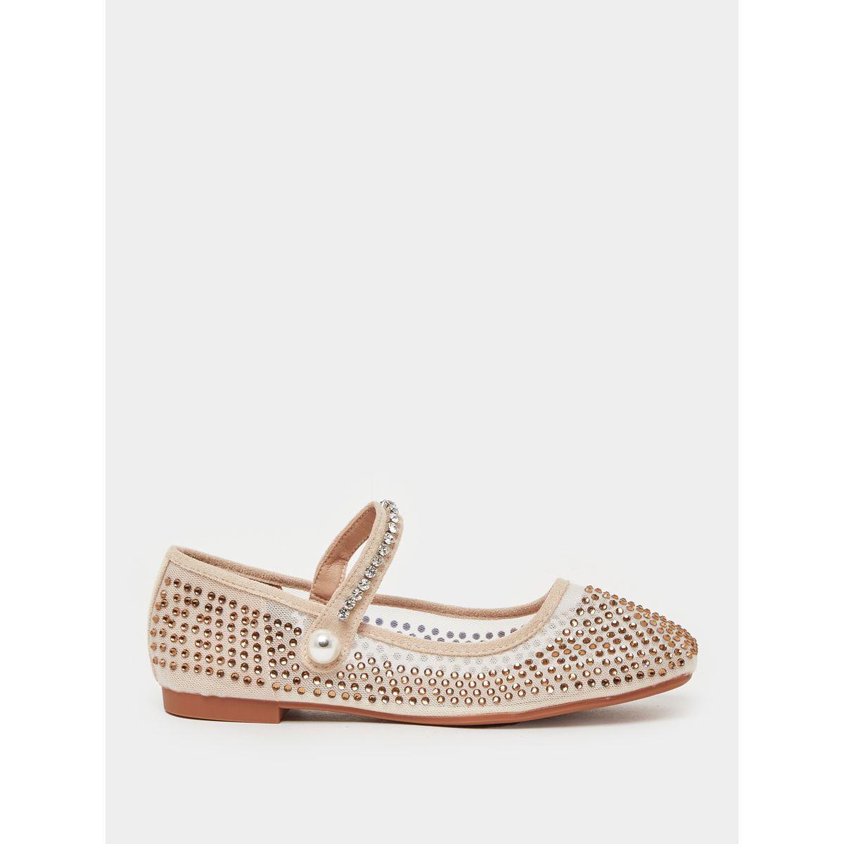 Styli Rhinestone Design Ballerina Shoes-women-shoes-loafersandmoccasins-image-1