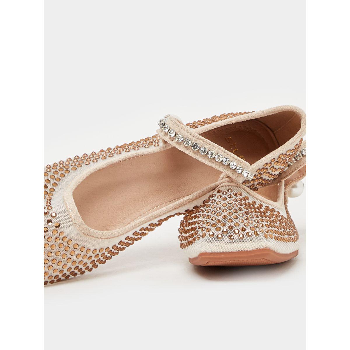Styli Rhinestone Design Ballerina Shoes-women-shoes-loafersandmoccasins-image-3