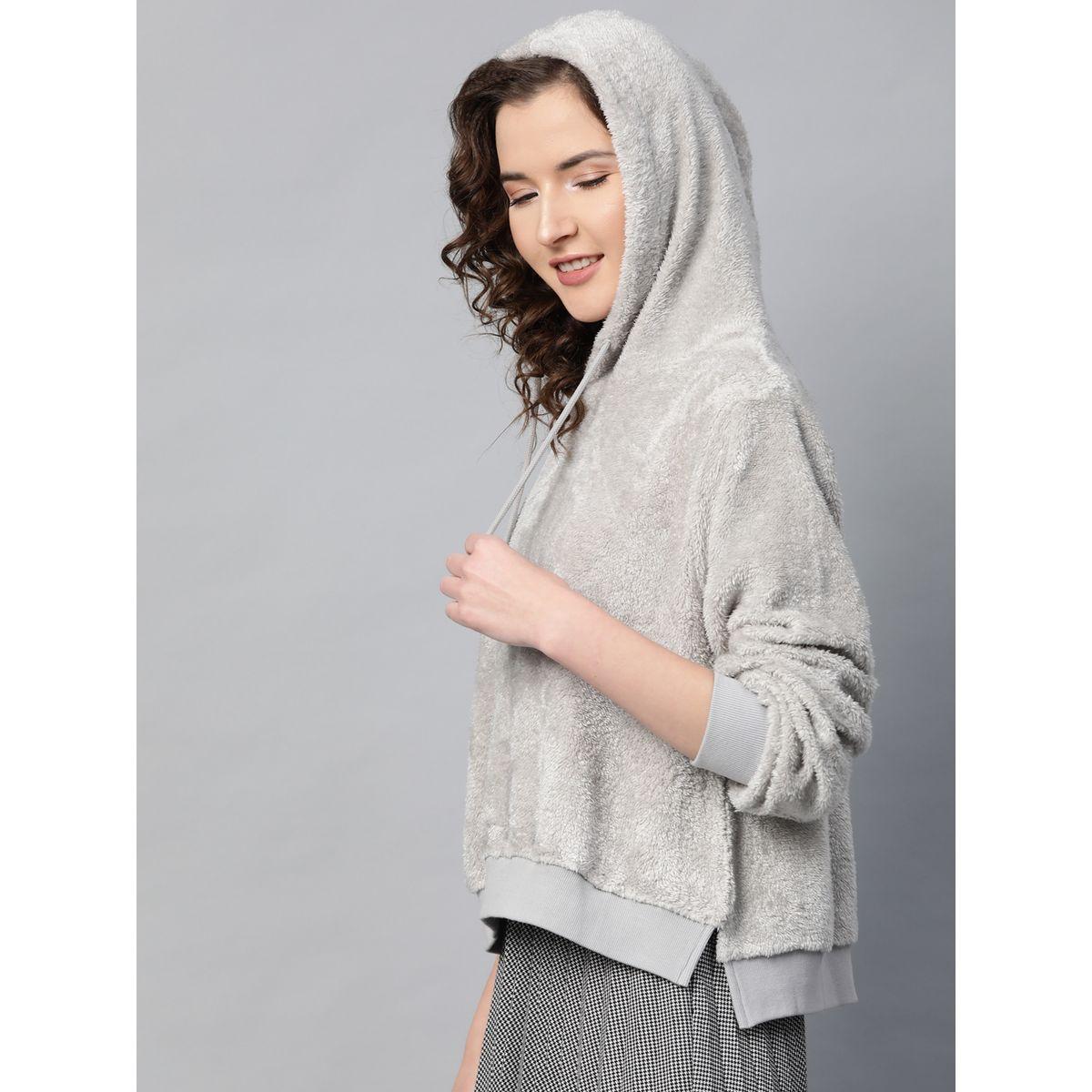 Sassafras X Styli  Regular Fit Faux Fur Hoodie-women-clothing-hoodiesandsweatshirts-hoodies-image-2