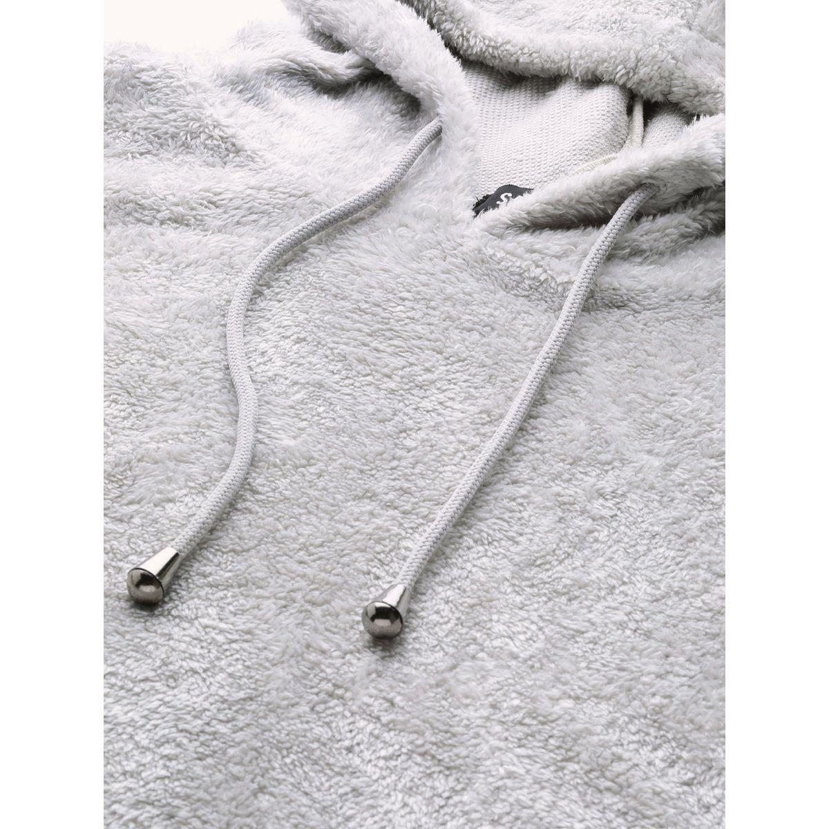 هودي بقصة عادية وتفاصيل فرو صناعي ساسافراس × ستايلي-women-clothing-hoodiesandsweatshirts-hoodies-image-5