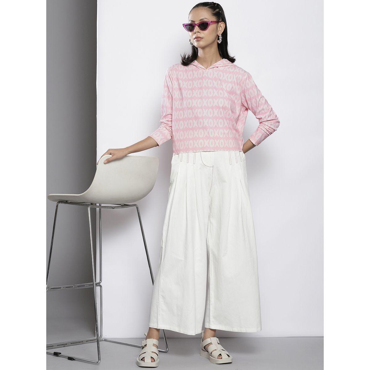 هودي مطبع بطبعة اكس أو مع قصة عادية ساسافراس × ستايلي-women-winterwear-hoodiesandsweatshirts-hoodies-image-5