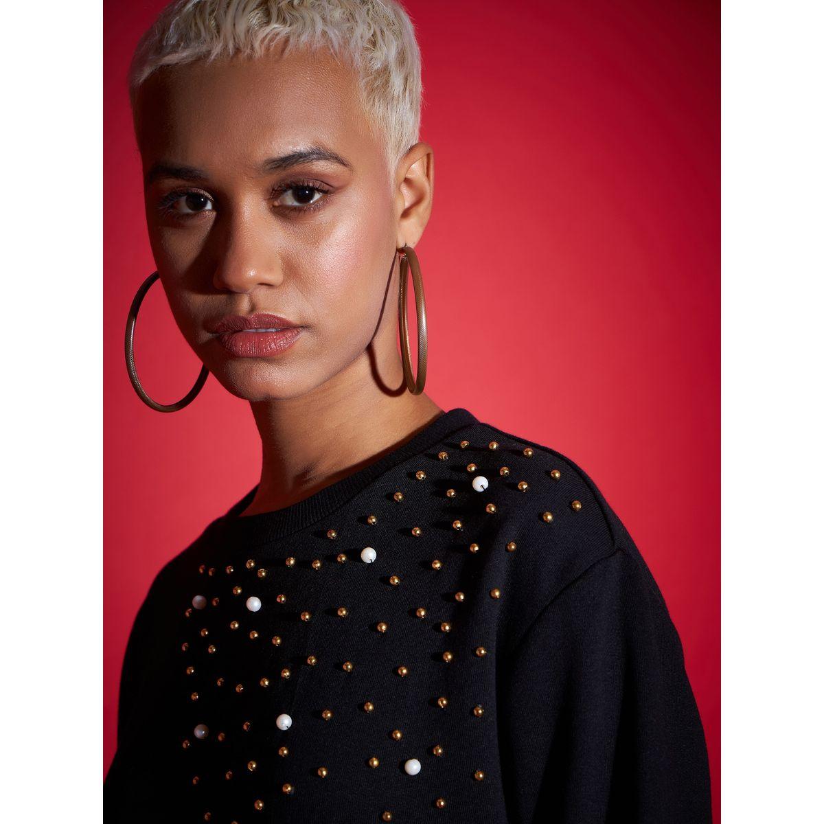 Sassafras X Styli  Oversized Embellished Terry Sweatshirt-women-clothing-hoodiesandsweatshirts-sweatshirts-image-2