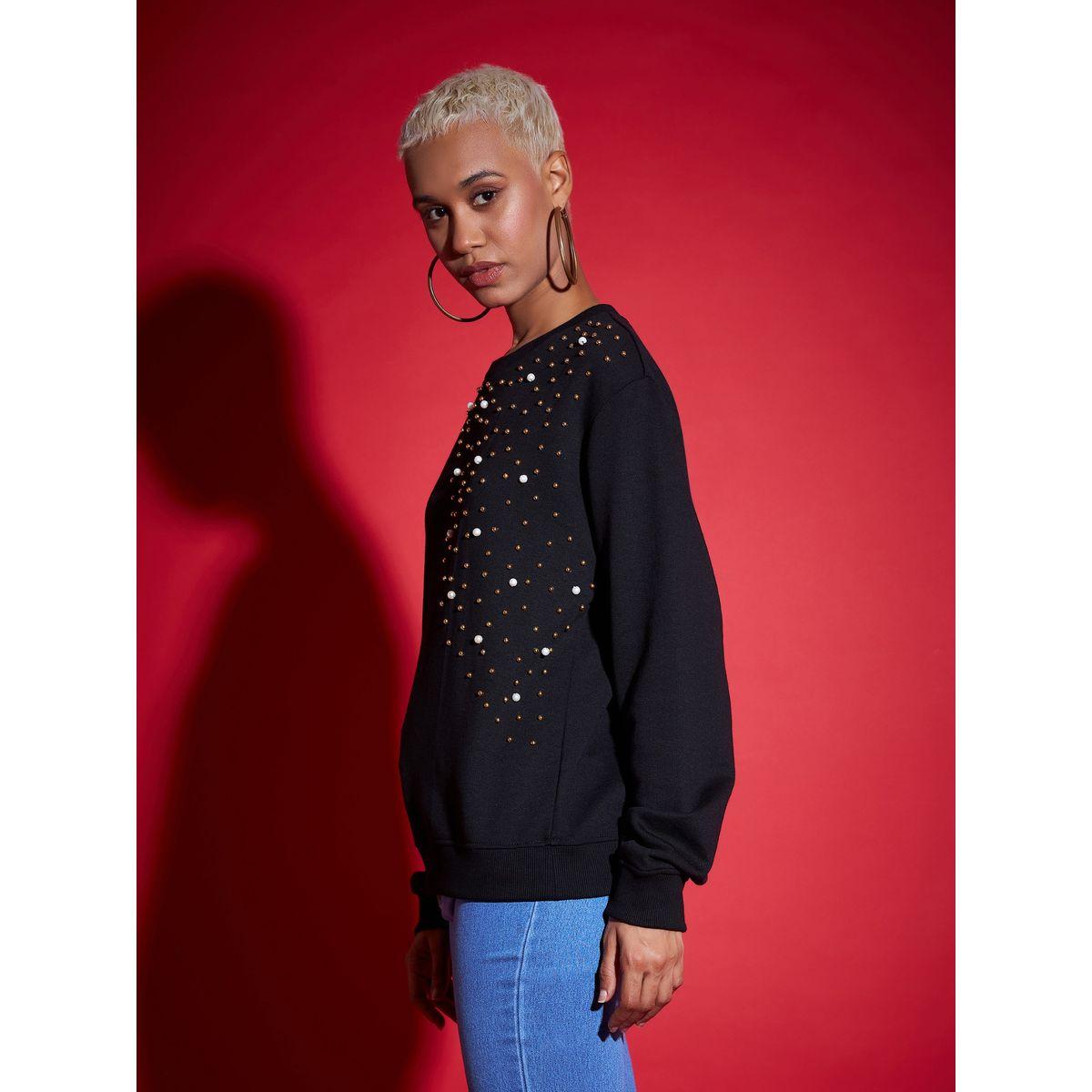 Sassafras X Styli  Oversized Embellished Terry Sweatshirt-women-clothing-hoodiesandsweatshirts-sweatshirts-image-3