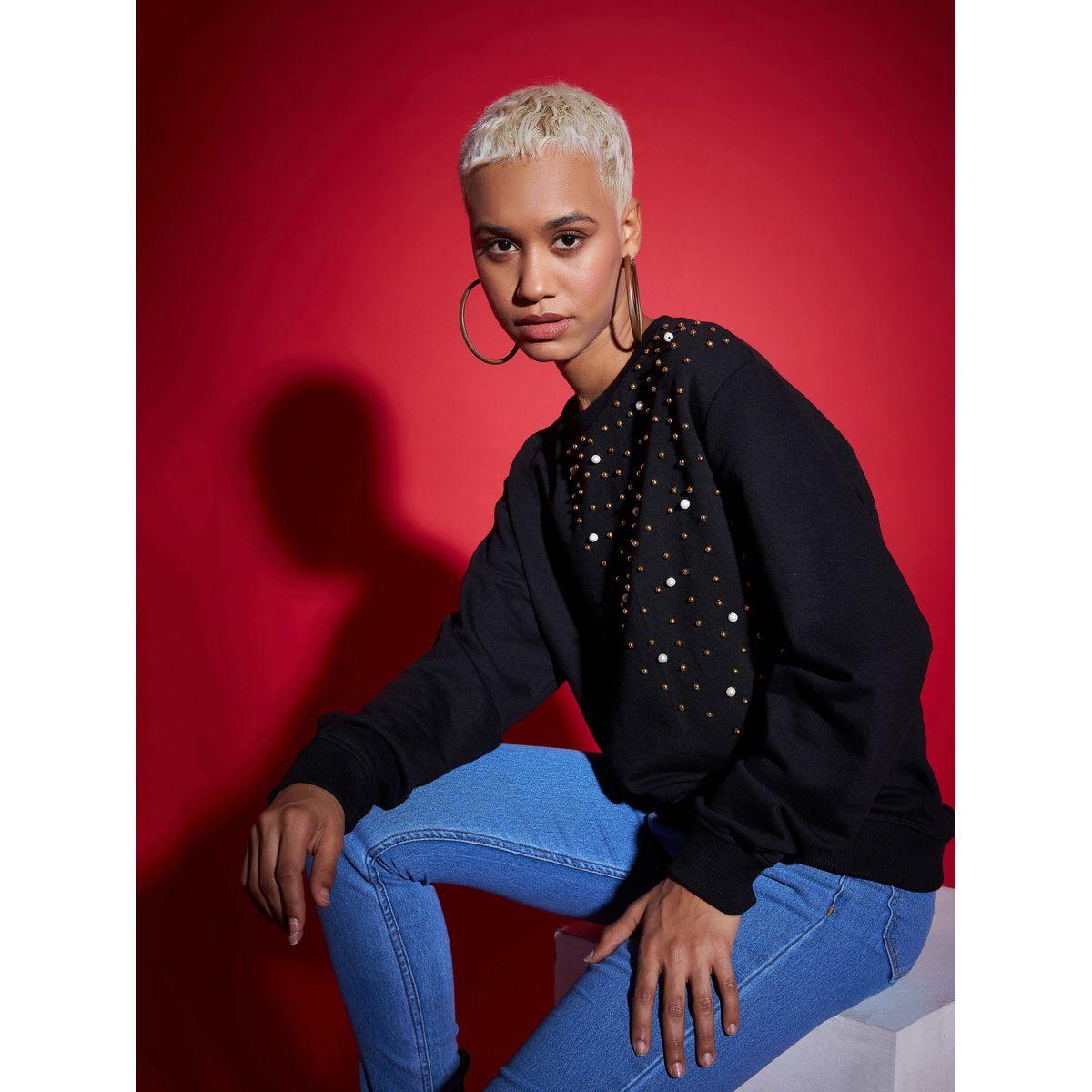 Sassafras X Styli  Oversized Embellished Terry Sweatshirt-women-clothing-hoodiesandsweatshirts-sweatshirts-image-4