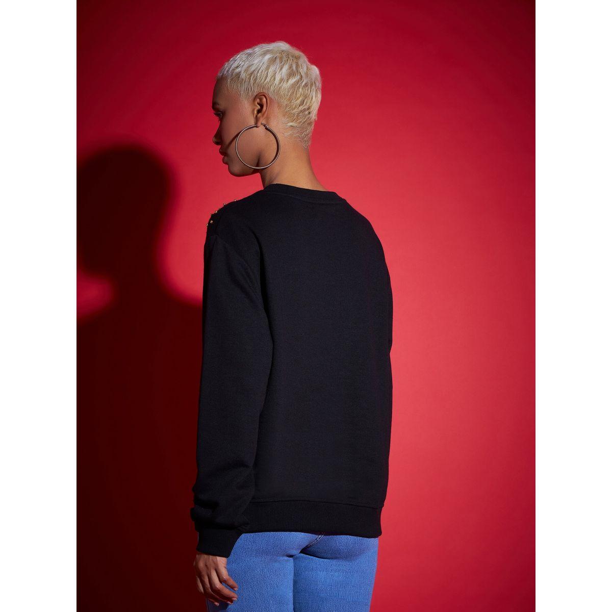 Sassafras X Styli  Oversized Embellished Terry Sweatshirt-women-clothing-hoodiesandsweatshirts-sweatshirts-image-5