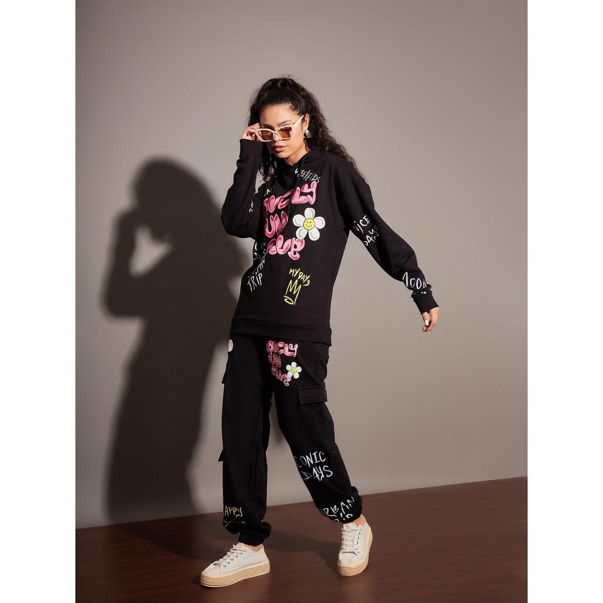 Sassafras X Styli  Oversized Lovely Fun Club Graphic Hoodie-women-clothing-hoodiesandsweatshirts-hoodies-image-2