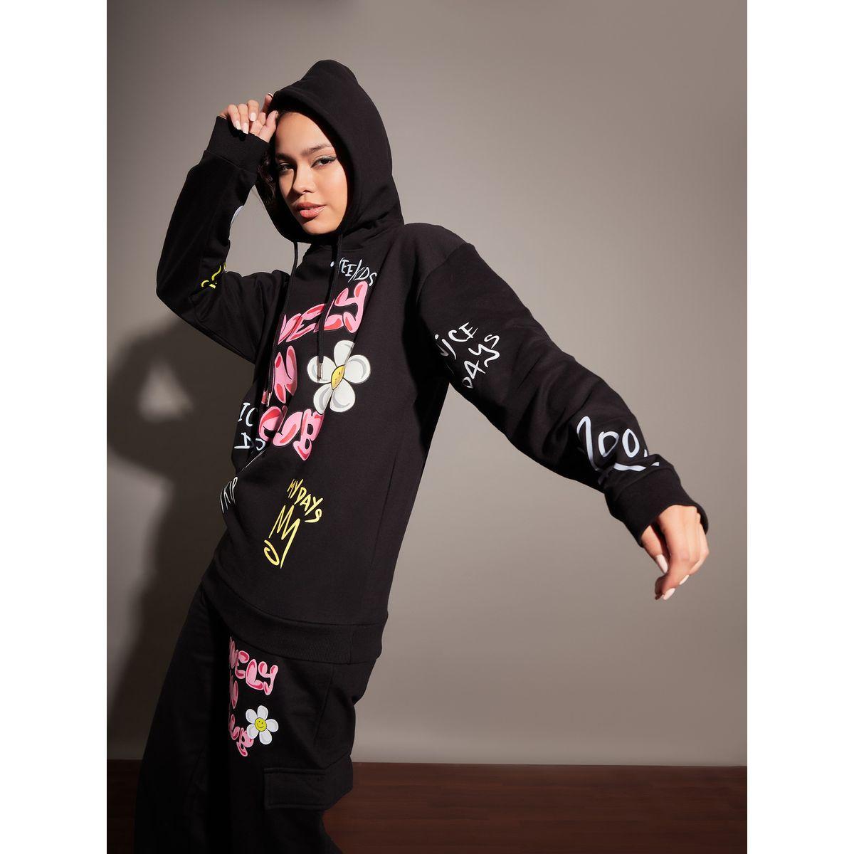 Sassafras X Styli  Oversized Lovely Fun Club Graphic Hoodie-women-clothing-hoodiesandsweatshirts-hoodies-image-3