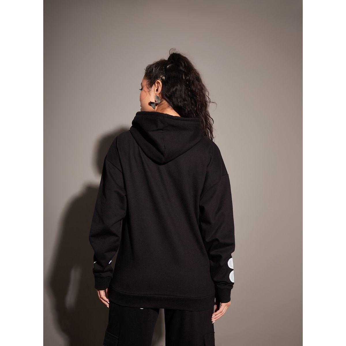 هودي فضفاض مطبع بطبعة جرافيك ساسافراس × ستايلي-women-clothing-hoodiesandsweatshirts-hoodies-image-5