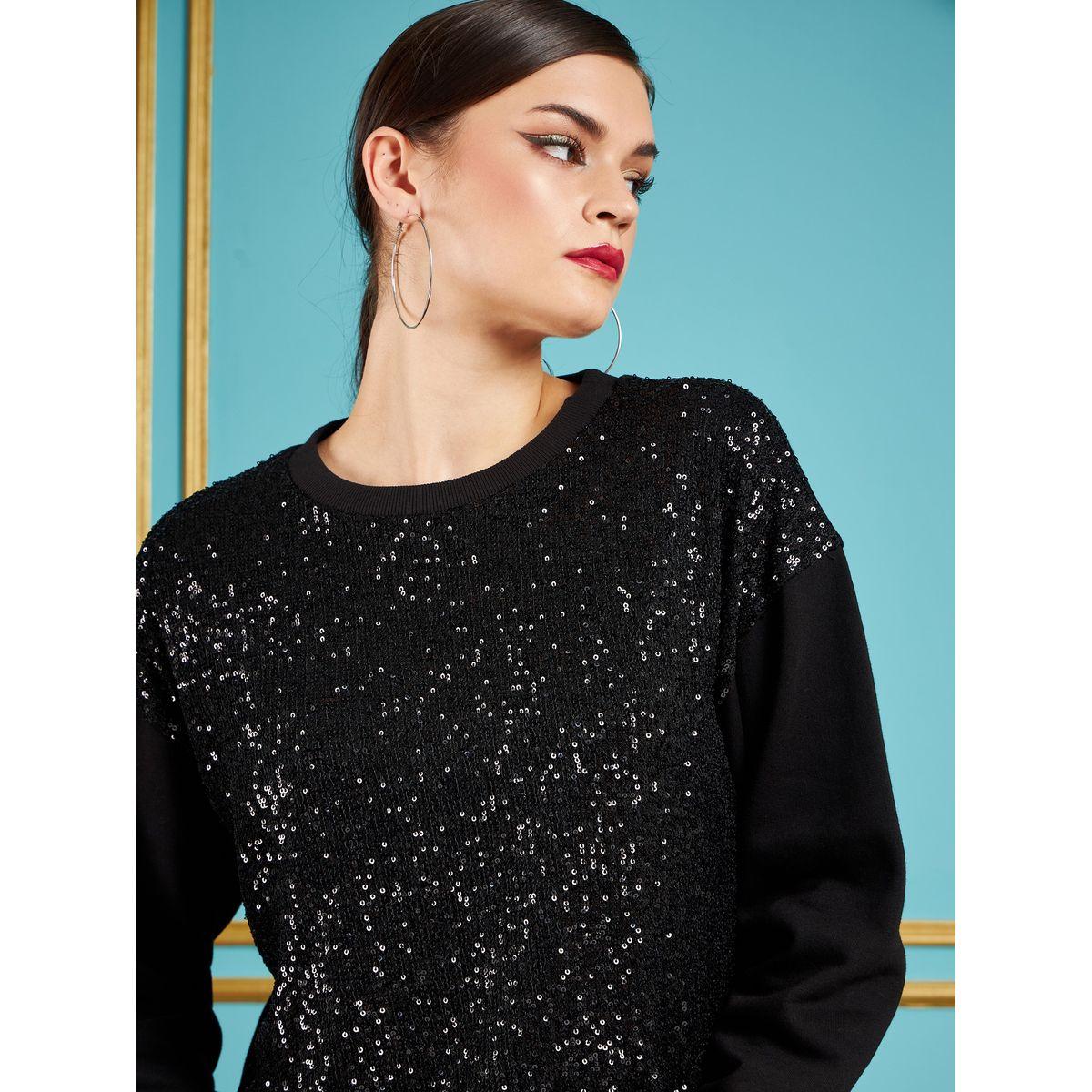 سويت شيرت فضفاض مزين بالترتر ساسافراس × ستايلي-women-clothing-hoodiesandsweatshirts-sweatshirts-image-4