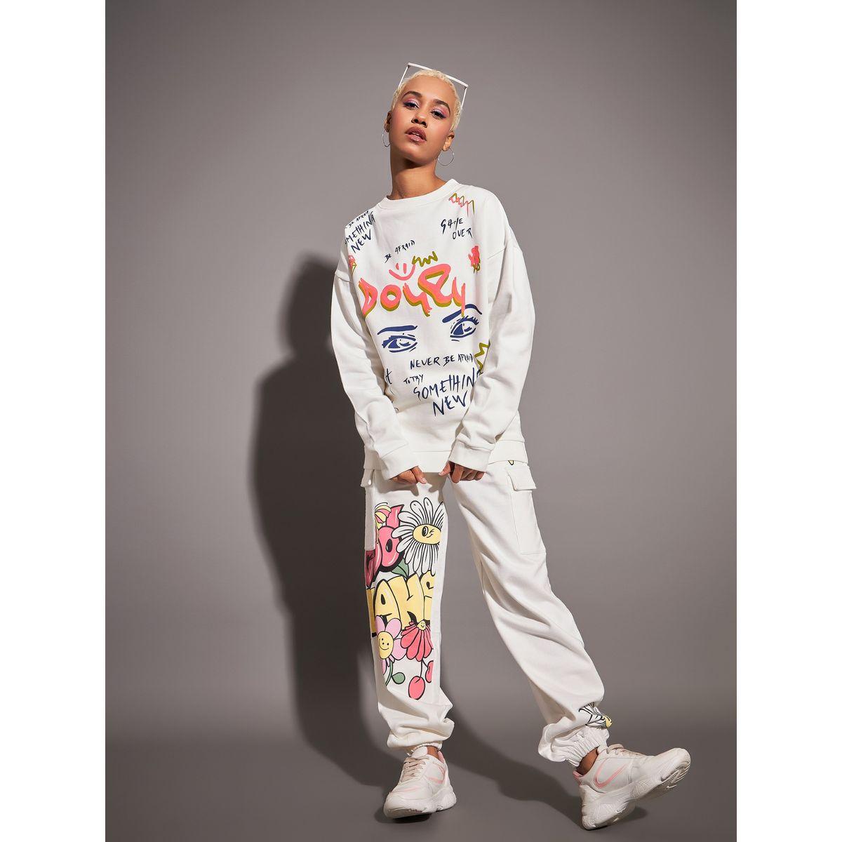Sassafras X Styli  Oversized Graphic Print Dropped Shoulder Sweatshirt-women-winterwear-hoodiesandsweatshirts-sweatshirts-image-6
