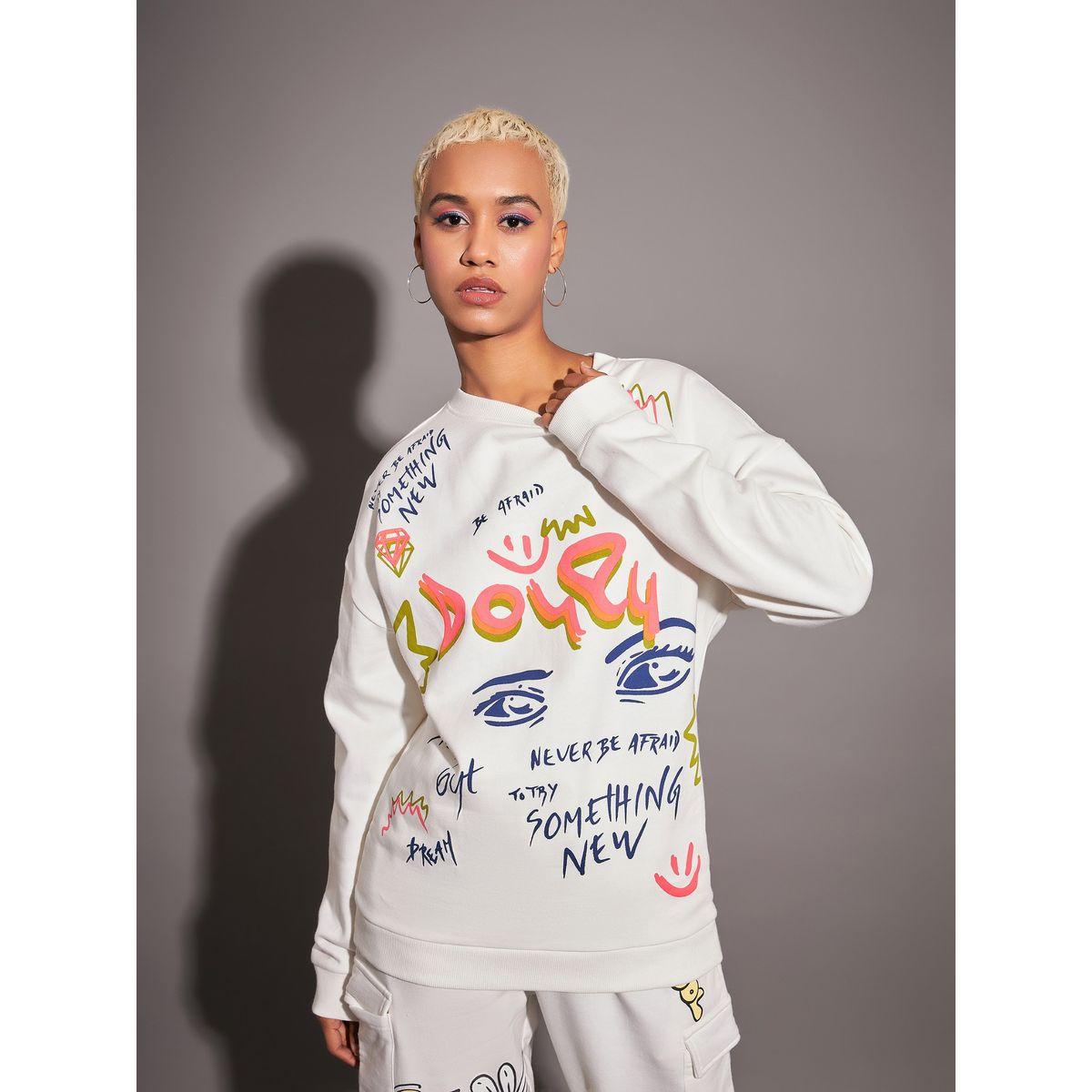 Sassafras X Styli  Oversized Graphic Print Dropped Shoulder Sweatshirt-women-winterwear-hoodiesandsweatshirts-sweatshirts-image-7