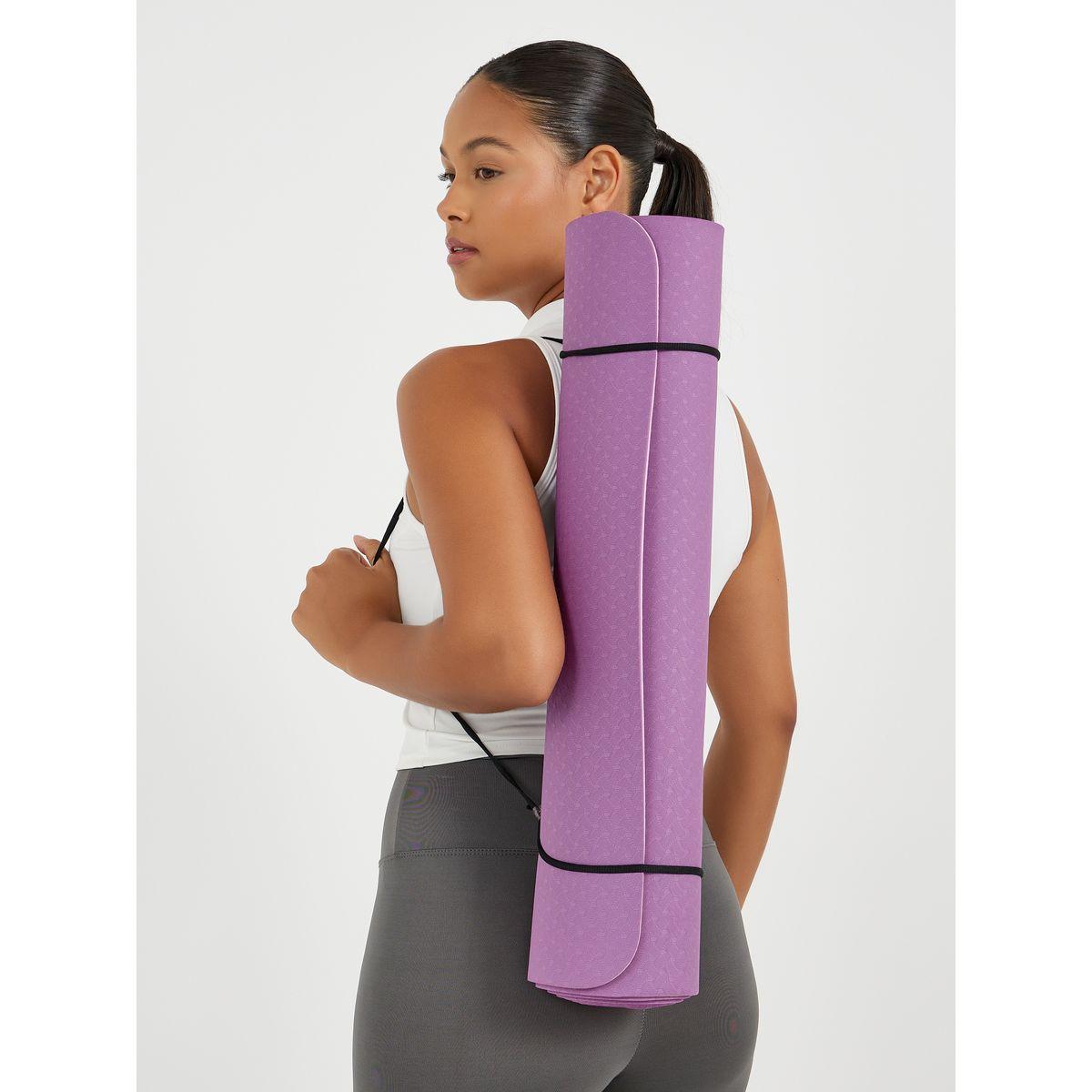 Styli 2-Way Usable Textured Yoga Mat with Carry On Strap. 183x61x0.6cm-women-clothing-sportswearandactivewear-trackpantsandtracksuits-image-2