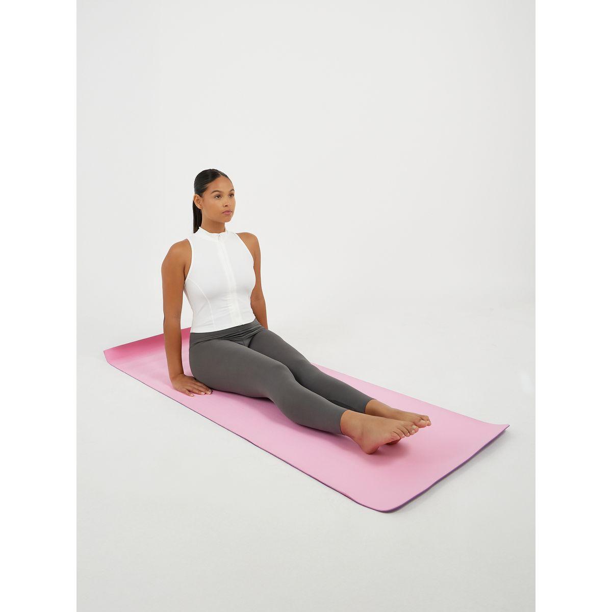 Styli 2-Way Usable Textured Yoga Mat with Carry On Strap. 183x61x0.6cm-women-clothing-sportswearandactivewear-trackpantsandtracksuits-image-4
