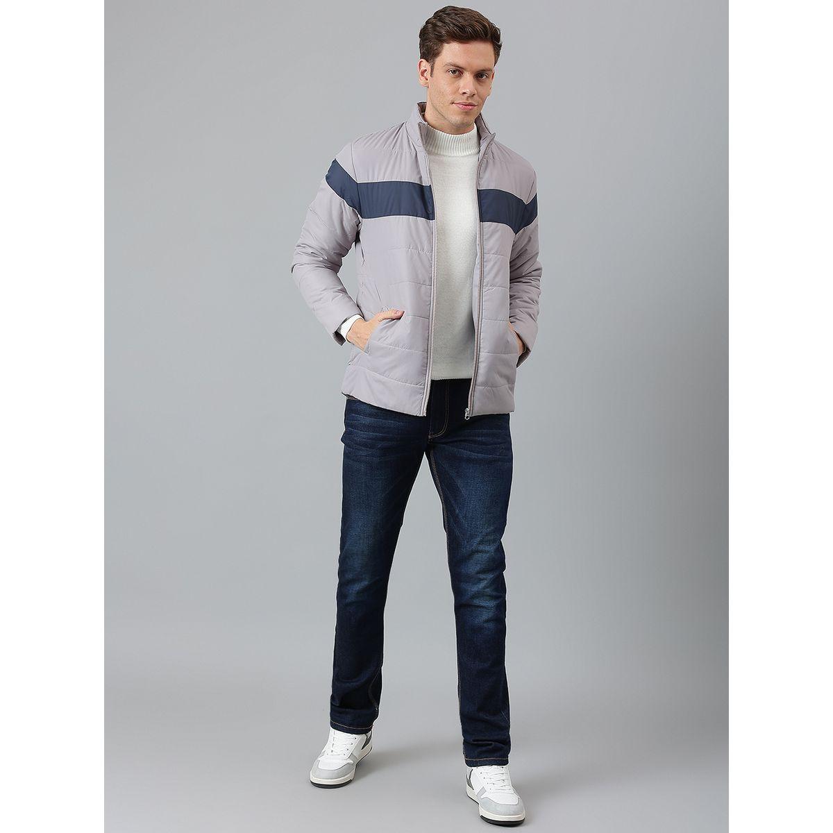 Dennis Lingo X Styli  Contrast Panel Regular Fit Puffer Jacket-men-clothing-jacketsandblazers-jackets-image-1