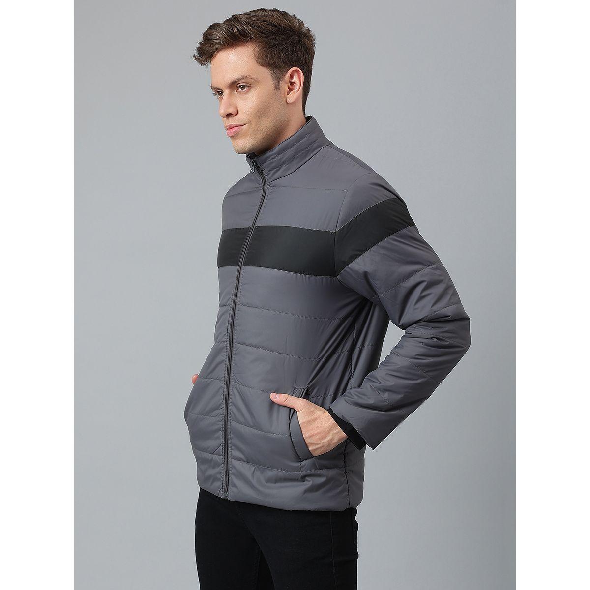 Dennis Lingo X Styli  Contrast Panel Regular Fit Puffer Jacket-men-clothing-jacketsandblazers-jackets-image-4