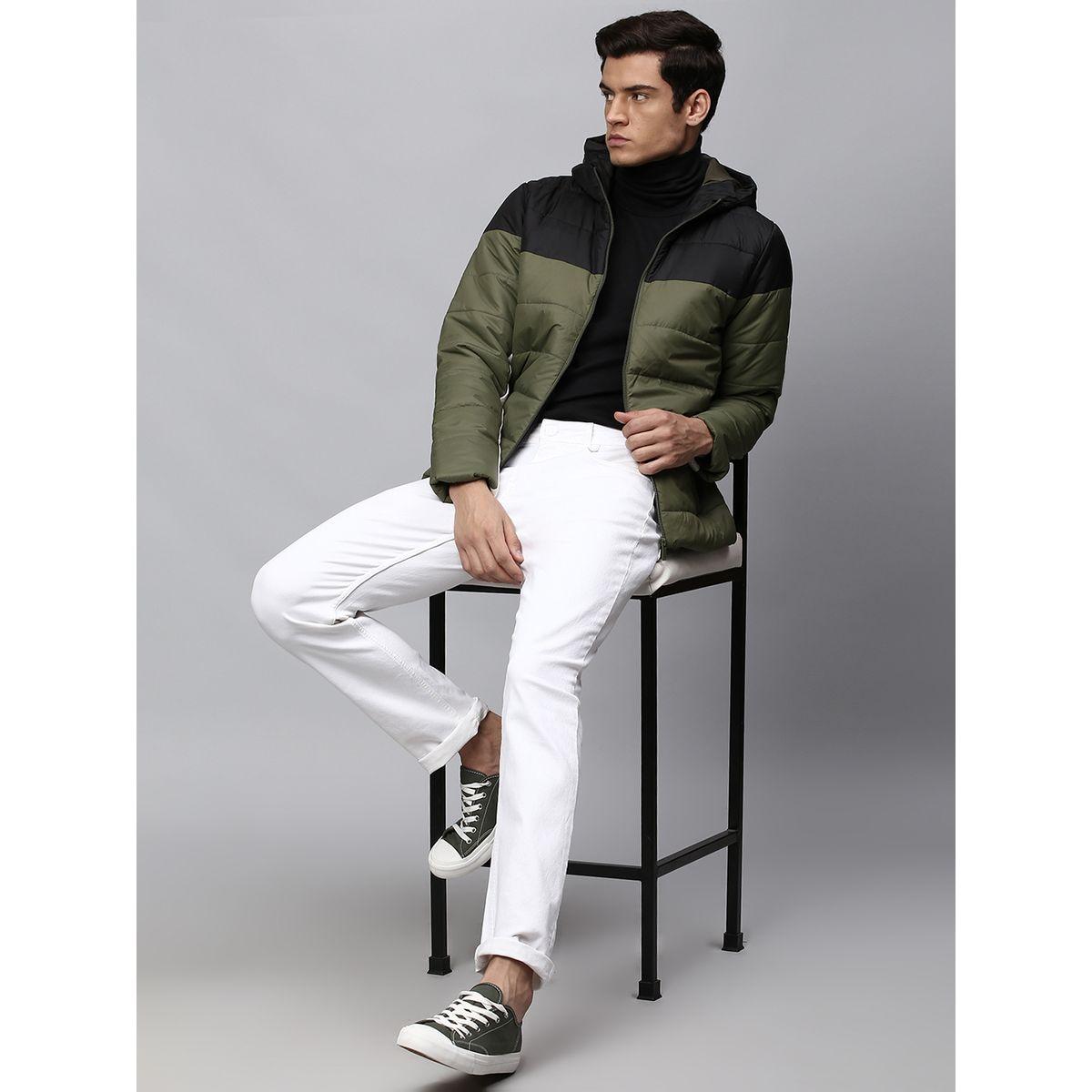 جاكيت منفوخ بنمط كتل الالوان وياقة هودي دينيس لينجو × ستايلي-men-clothing-jacketsandblazers-jackets-image-1