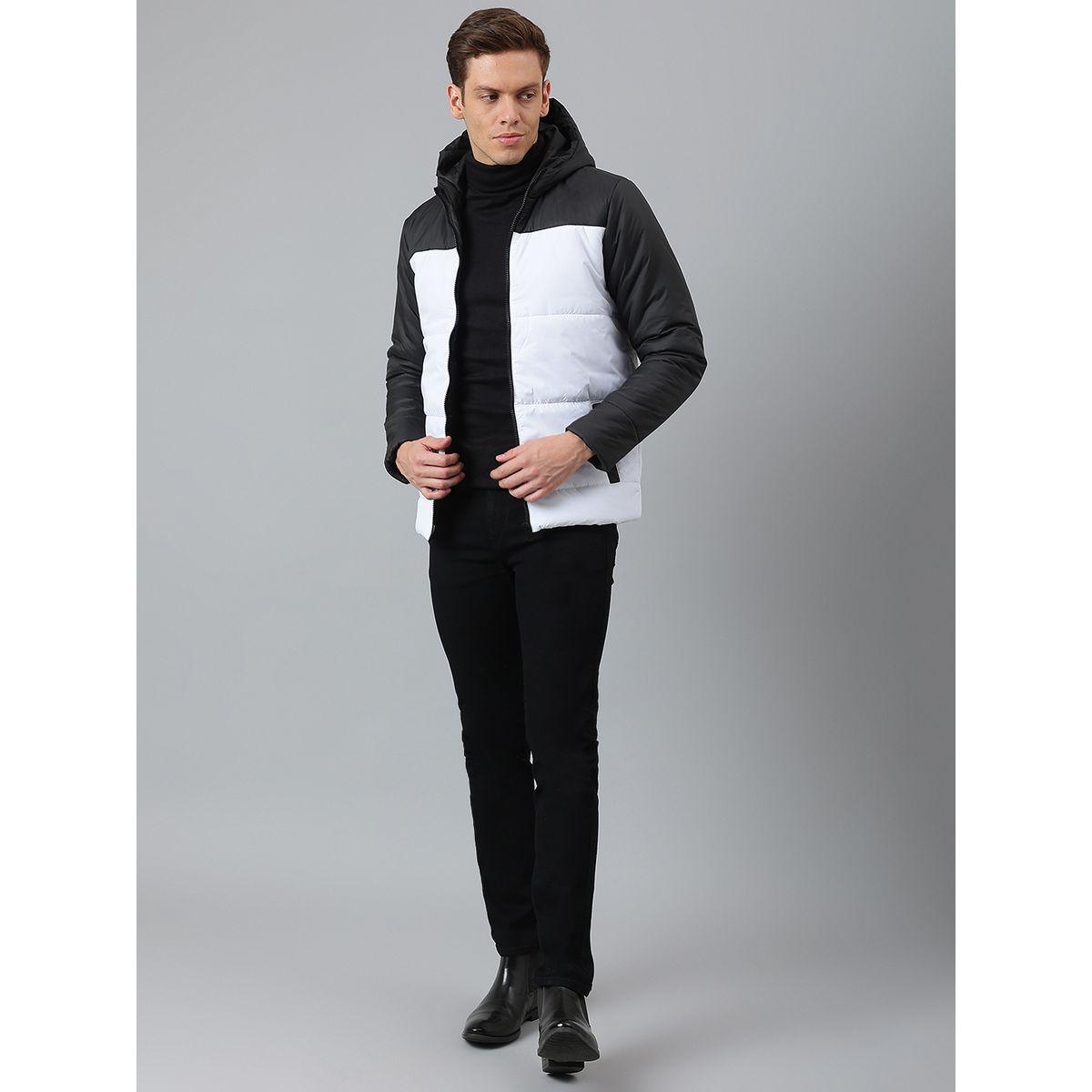 جاكيت منفوخ بنمط كتل الالوان وياقة هودي دينيس لينجو × ستايلي-men-clothing-jacketsandblazers-jackets-image-1