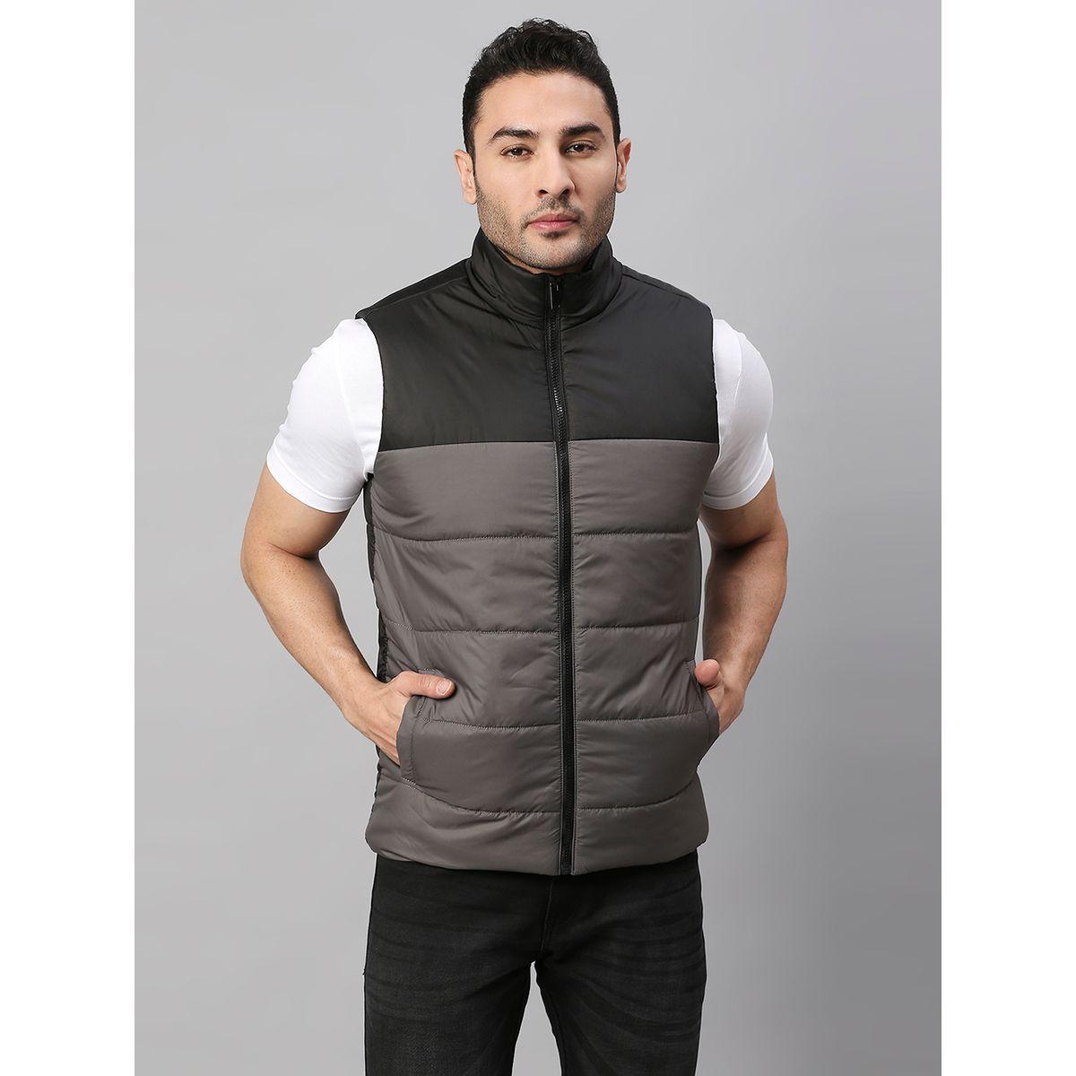 جاكيت جيليه بنمط كتل الالوان وقصة عادية دينيس لينجو × ستايلي-men-clothing-jacketsandblazers-jackets-image-3