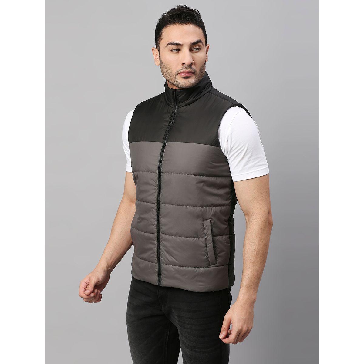 Dennis Lingo X Styli  Mock Neck Regular Fit Color Block Gilet Jacket-men-clothing-jacketsandblazers-jackets-image-4