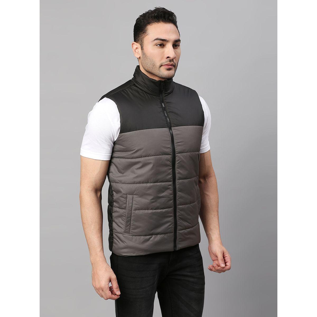 Dennis Lingo X Styli  Mock Neck Regular Fit Color Block Gilet Jacket-men-clothing-jacketsandblazers-jackets-image-5