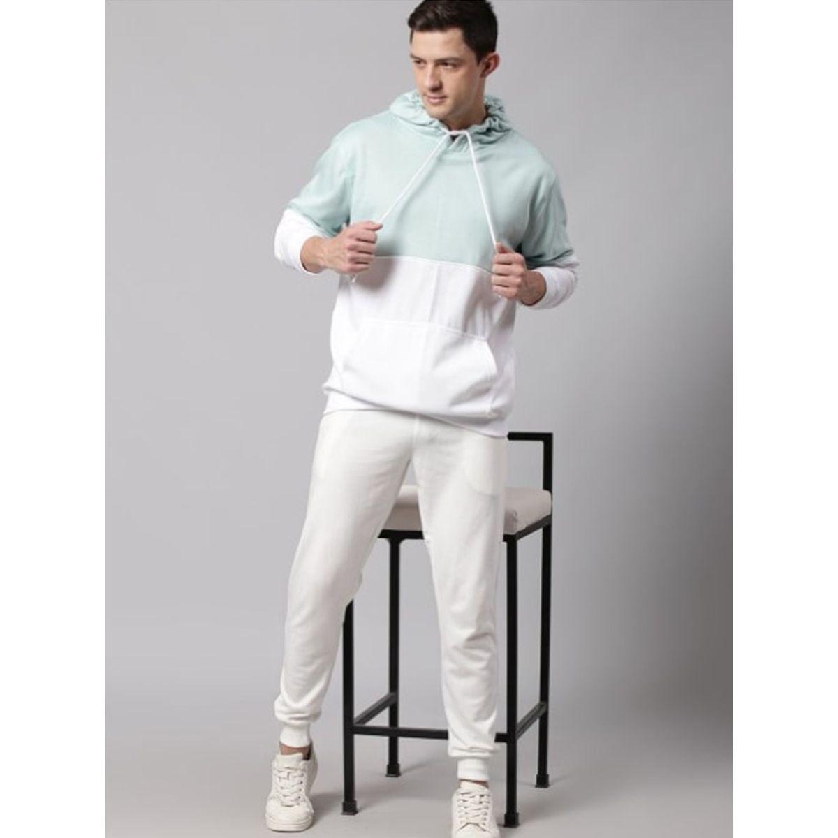 هودي بقصة عادية ونمط كتل الالوان دينيس لينجو × ستايلي-men-winterwear-hoodiesandsweatshirts-image-1