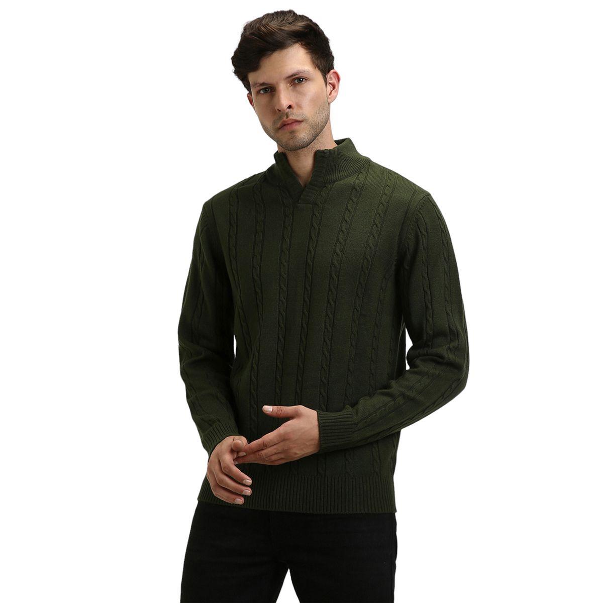 سويتر محبوك بتفاصيل بارزة الملمس دينيس لينجو × ستايلي-men-clothing-sweatersandpullovers-image-2