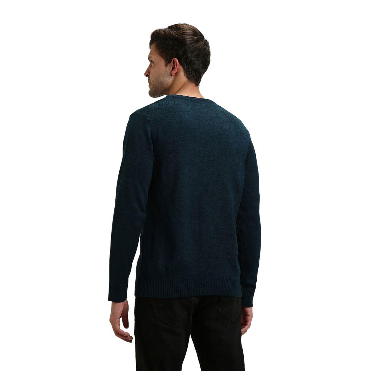 سويتر محبوك بياقة دائرية وتفاصيل بارزة الملمس دينيس لينجو × ستايلي-men-clothing-sweatersandpullovers-image-4