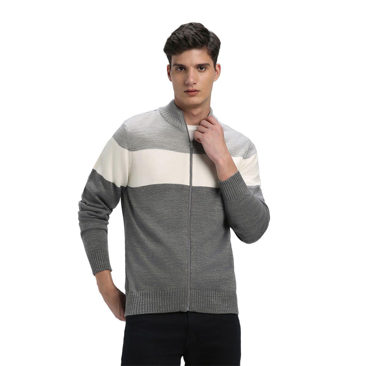 Dennis Lingo X Styli  Color Block Slim Fit Cardigan-men-clothing-sweatersandpullovers-image-2