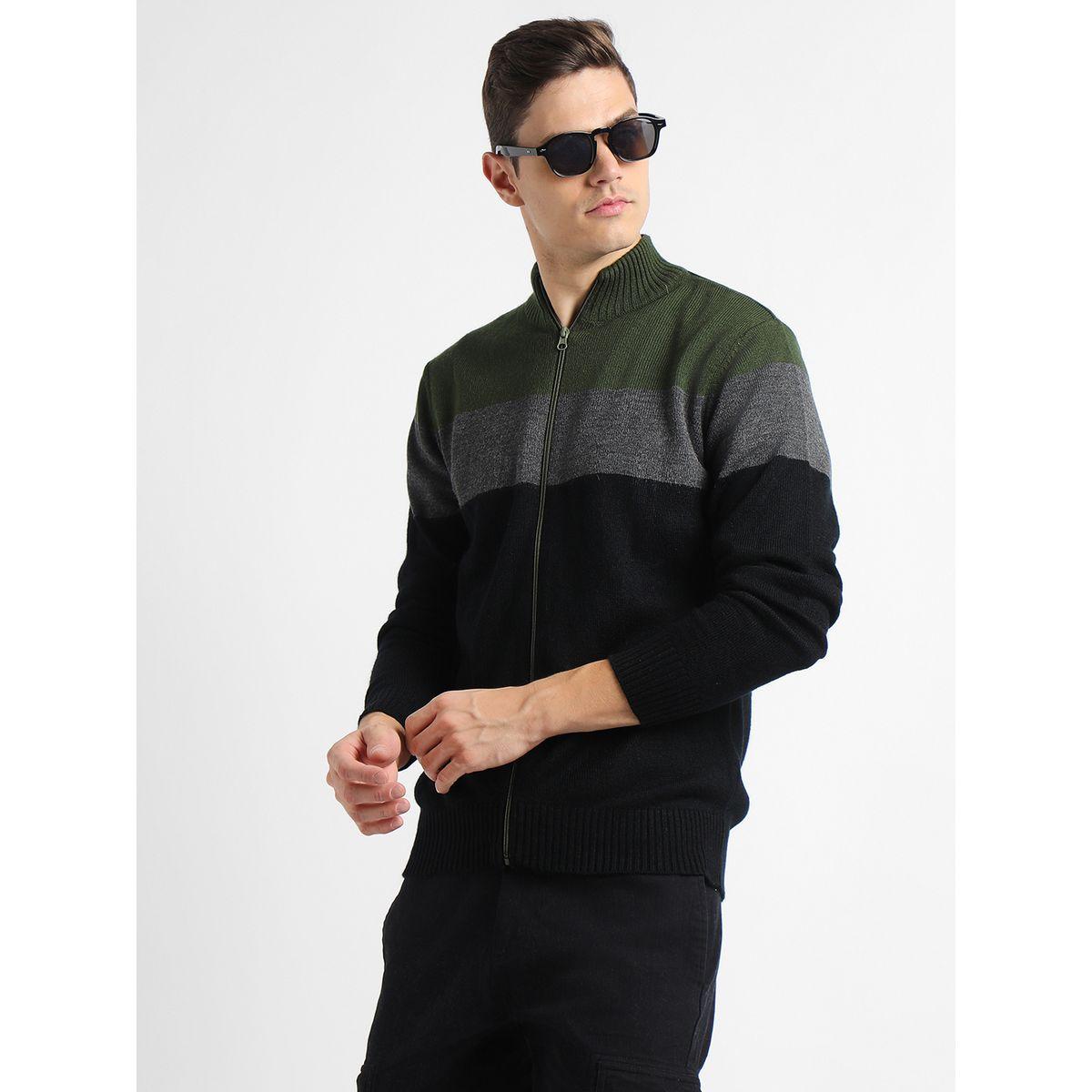 Dennis Lingo X Styli  Color Block Slim Fit Cardigan-men-clothing-sweatersandpullovers-image-5