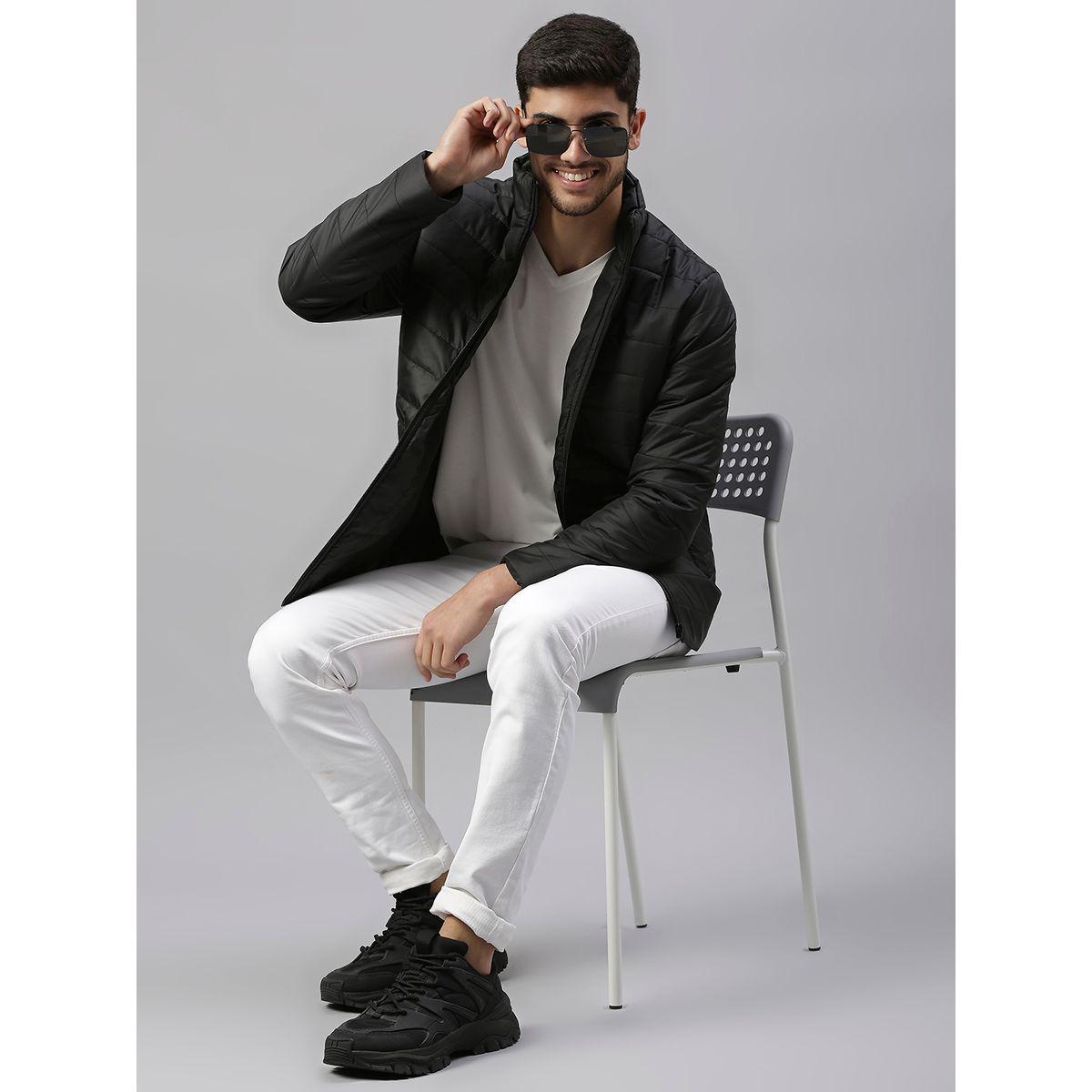 جاكيت منفوخ سادة بقصة عادية وجيوب دينيس لينجو × ستايلي-men-clothing-jacketsandblazers-jackets-image-2