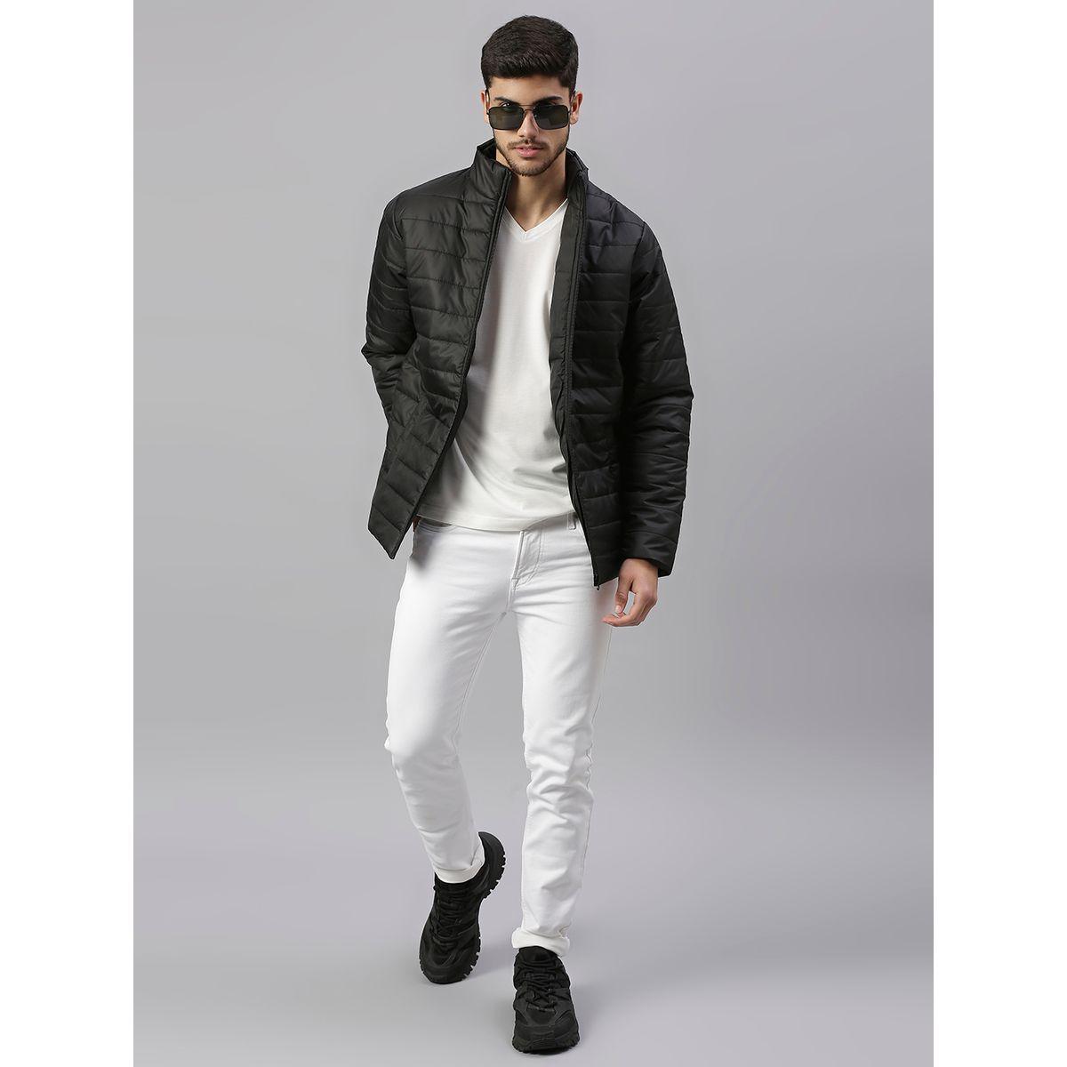 جاكيت منفوخ سادة بقصة عادية وجيوب دينيس لينجو × ستايلي-men-clothing-jacketsandblazers-jackets-image-7