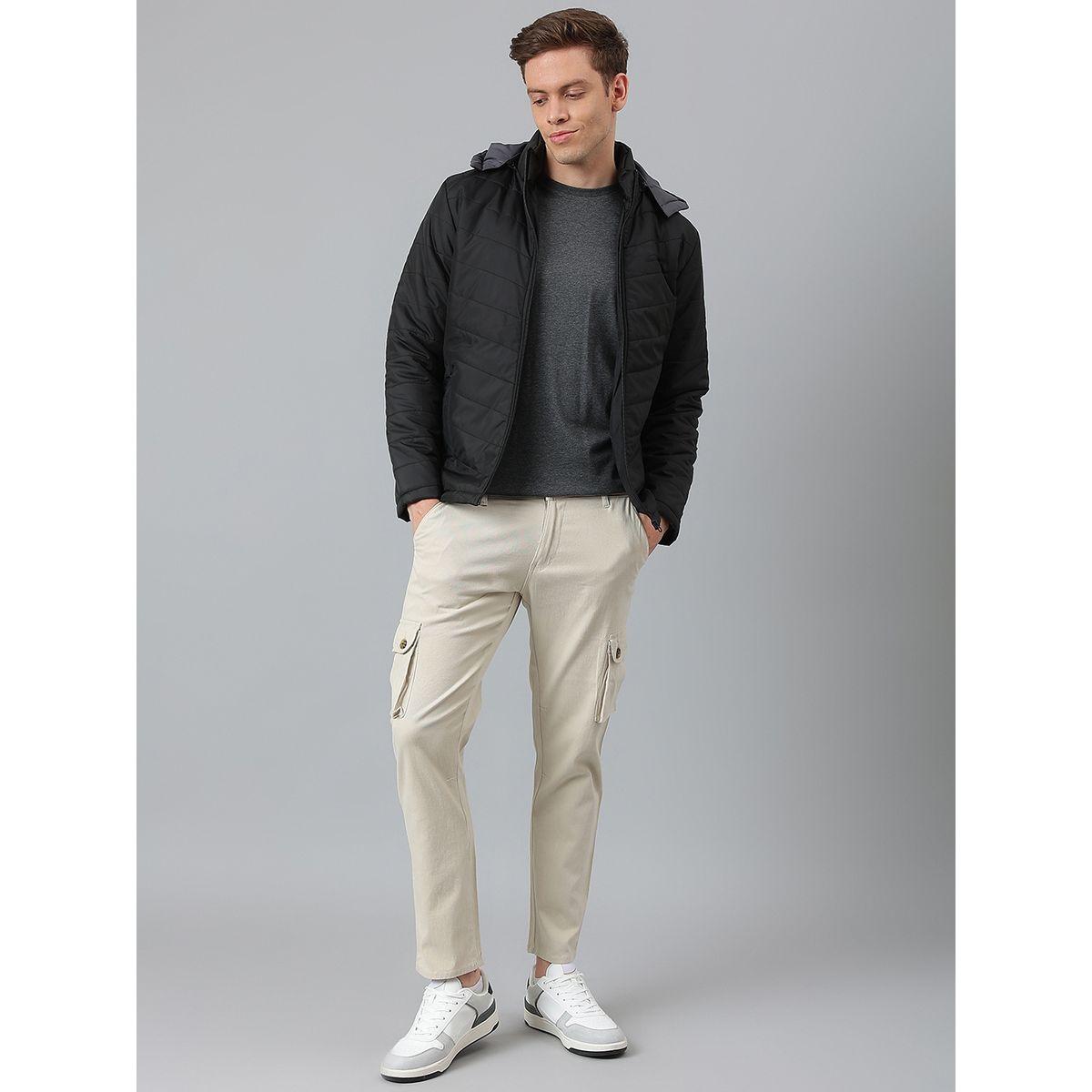 Dennis Lingo X Styli  Regular Fit Plain Puffer Jacket with Removable Hood-men-clothing-jacketsandblazers-jackets-image-1