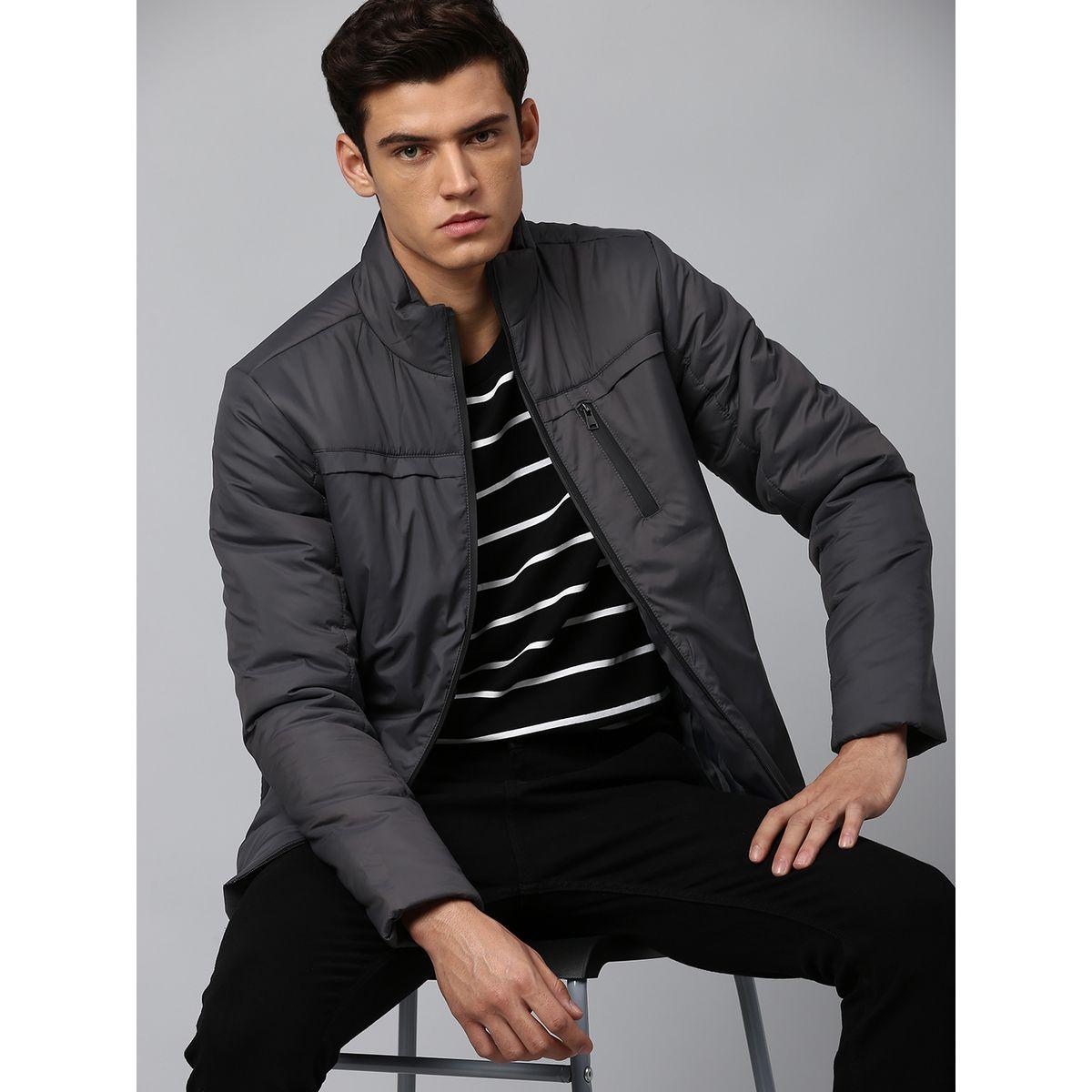 Dennis Lingo X Styli  Regular Fit Puffer Jacket with Pocket Zip Panel-men-clothing-jacketsandblazers-jackets-image-2