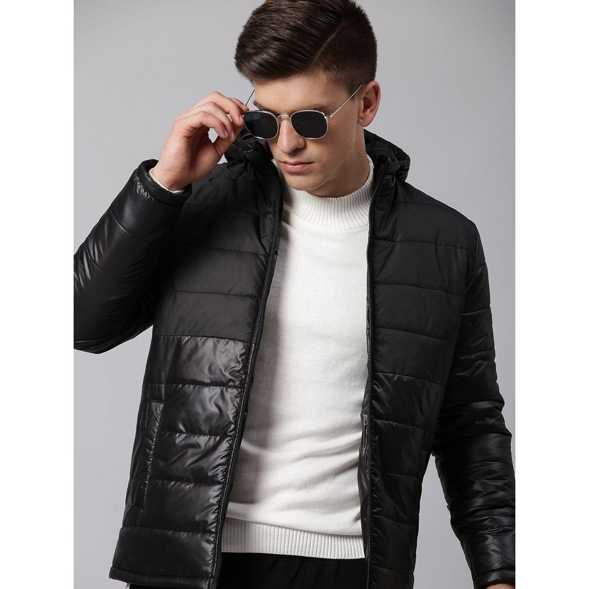 جاكيت منفوخ بقصة عادية وياقة هودي دينيس لينجو × ستايلي-men-clothing-jacketsandblazers-jackets-image-7