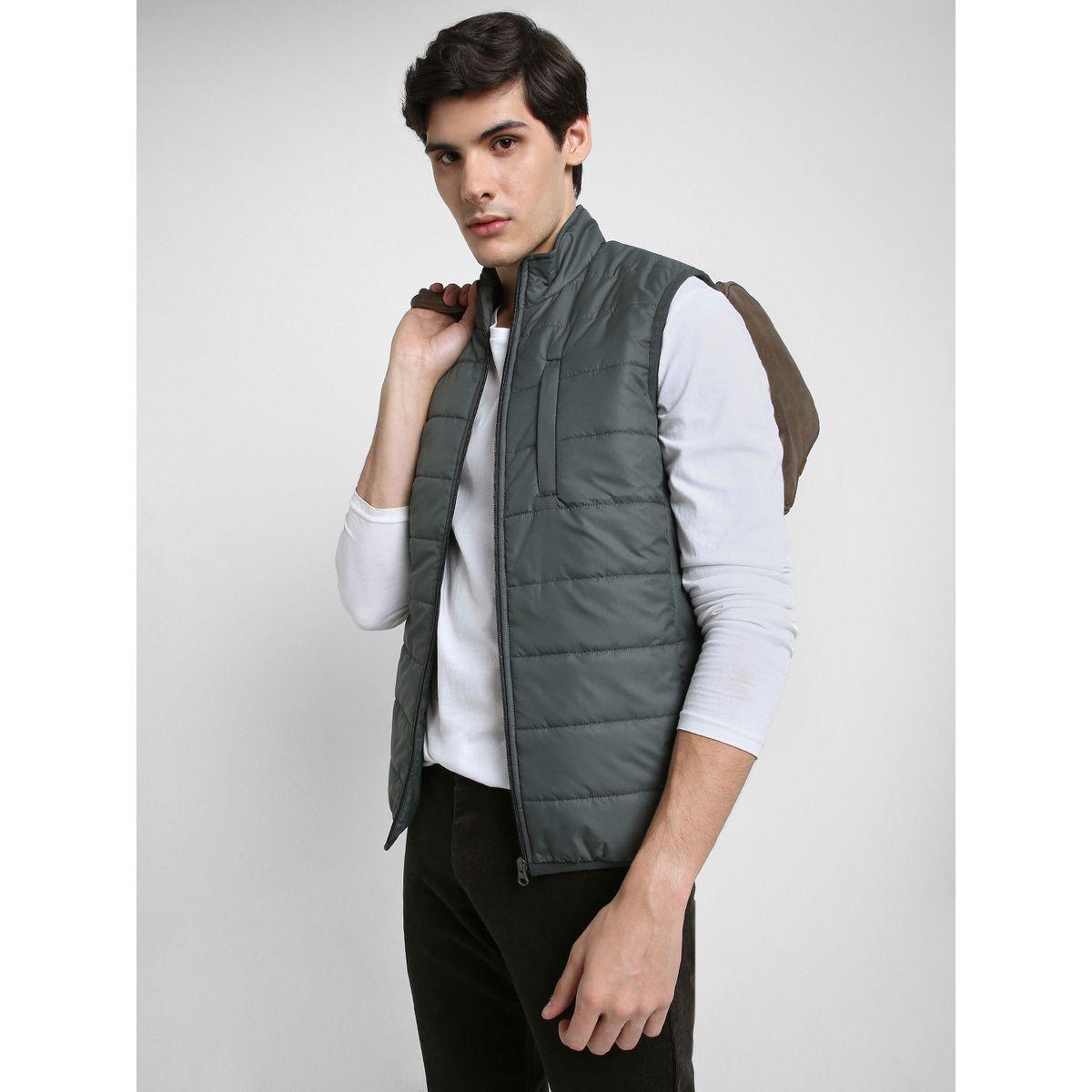 Dennis Lingo X Styli  Mock Collar Regular Fit Quilted Jacket-men-clothing-jacketsandblazers-jackets-image-5