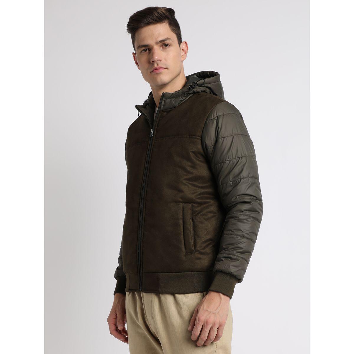 Dennis Lingo X Styli  Suede Panel Hooded Regular Fit Jacket-men-clothing-jacketsandblazers-jackets-image-5